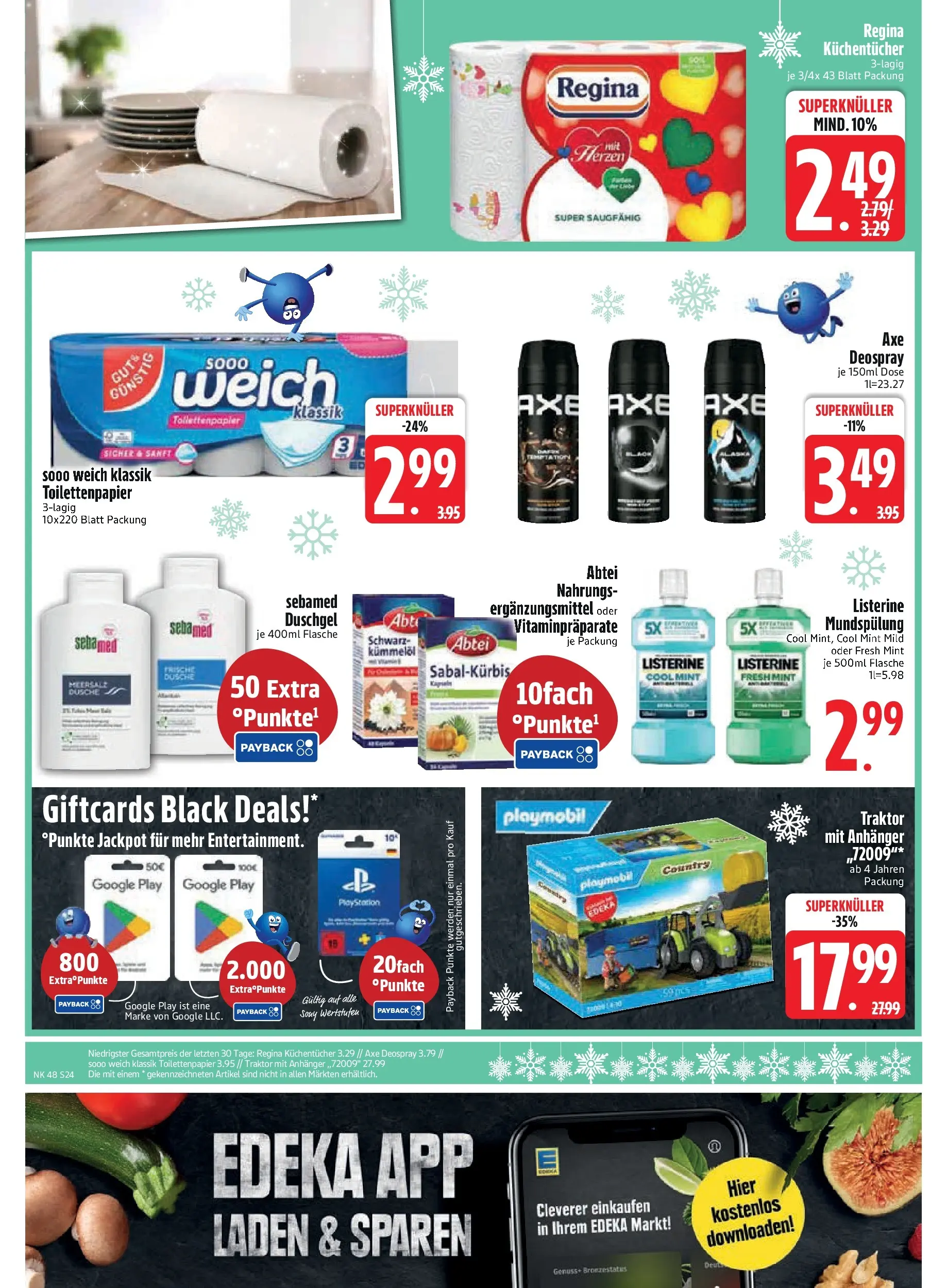 Edeka prospekt Vohburg	 (ab 23.11.2025) » Angebote Online | Seite: 26 | Produkte: Dusche, Deospray, Listerine, Toilettenpapier