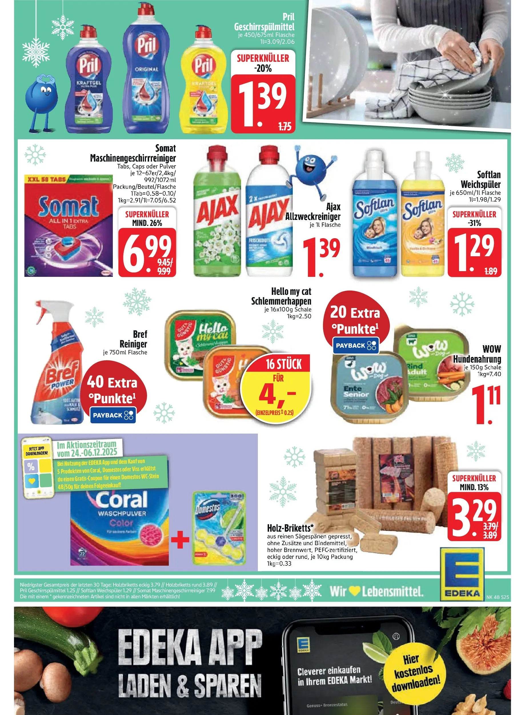 Edeka prospekt Vohburg	 (ab 23.11.2025) » Angebote Online | Seite: 27 | Produkte: Coral, Waschpulver, Geschirrspülmittel, Pril