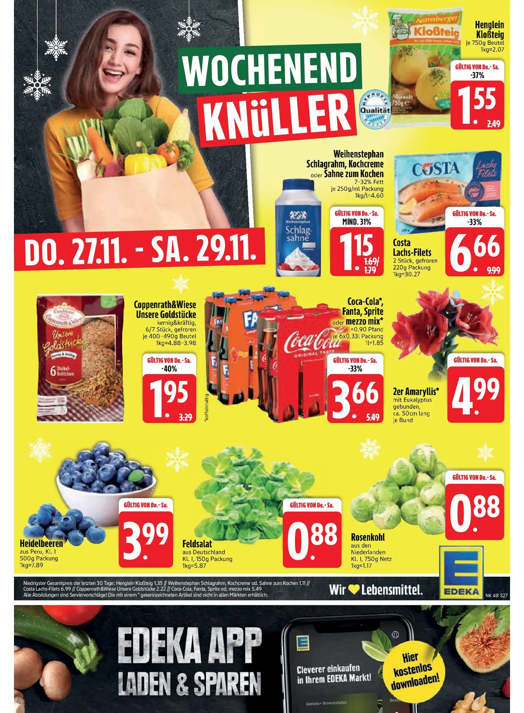 Edeka prospekt Vohburg	 (ab 23.11.2025) » Angebote Online | Seite: 29 | Produkte: Mezzo mix, Sprite, Oder mezzo mix, Sahne