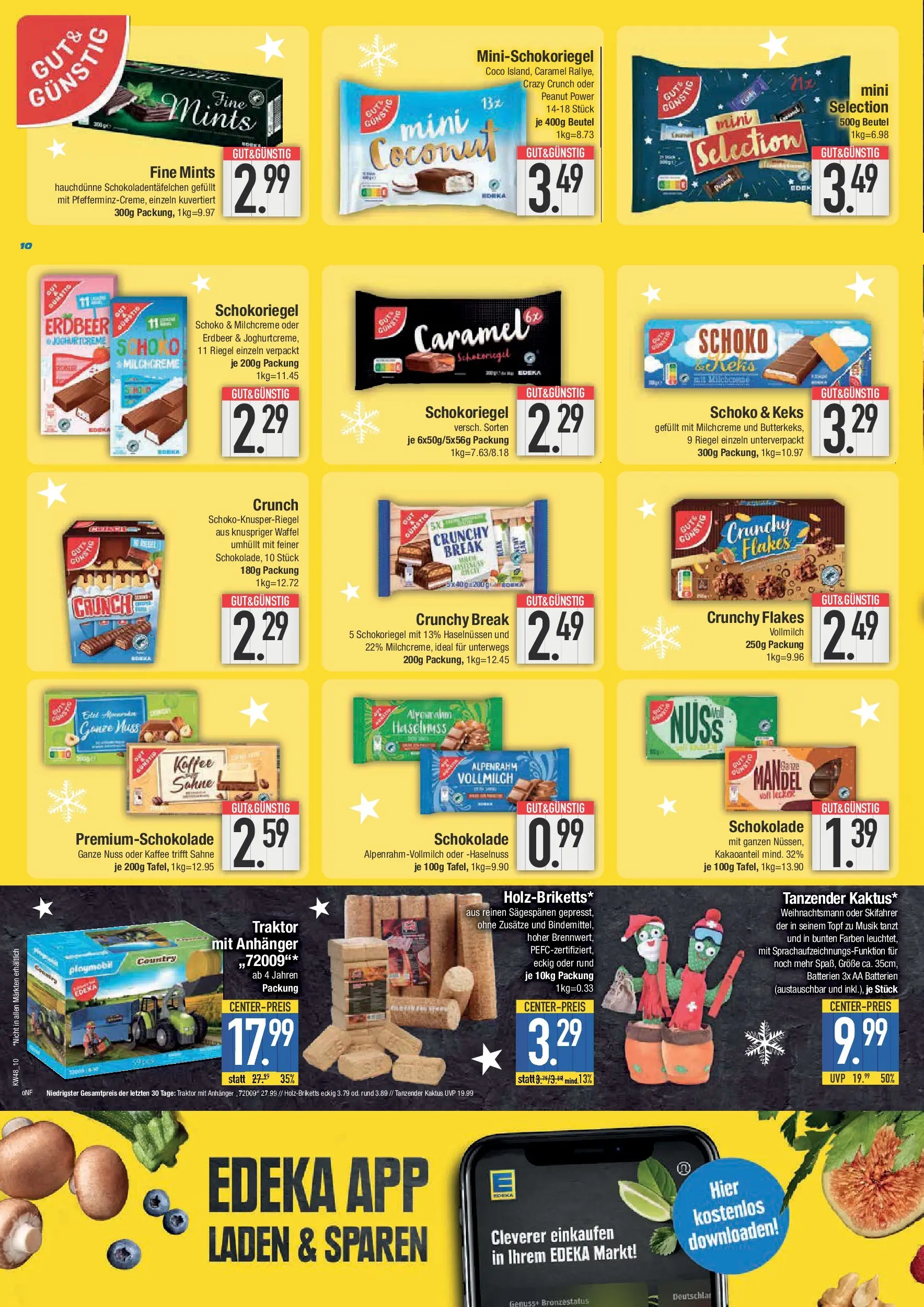 Edeka prospekt Neustadt	 (ab 23.11.2025) » Angebote Online | Seite: 10 | Produkte: Batterien, Kaffee, Schokolade, Sahne