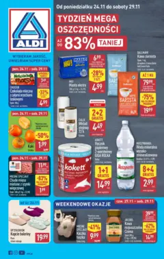 Pogląd oferty "Aldi Gazetka" - ważna od 24.11.2025 Pogląd oferty "Aldi Gazetka" - ważna od 24.11.2025