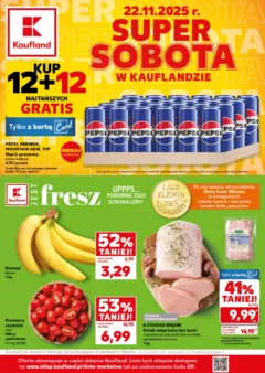 Pogląd oferty "Kaufland gazetka - Super Sobota" - ważna od 22.11.2025