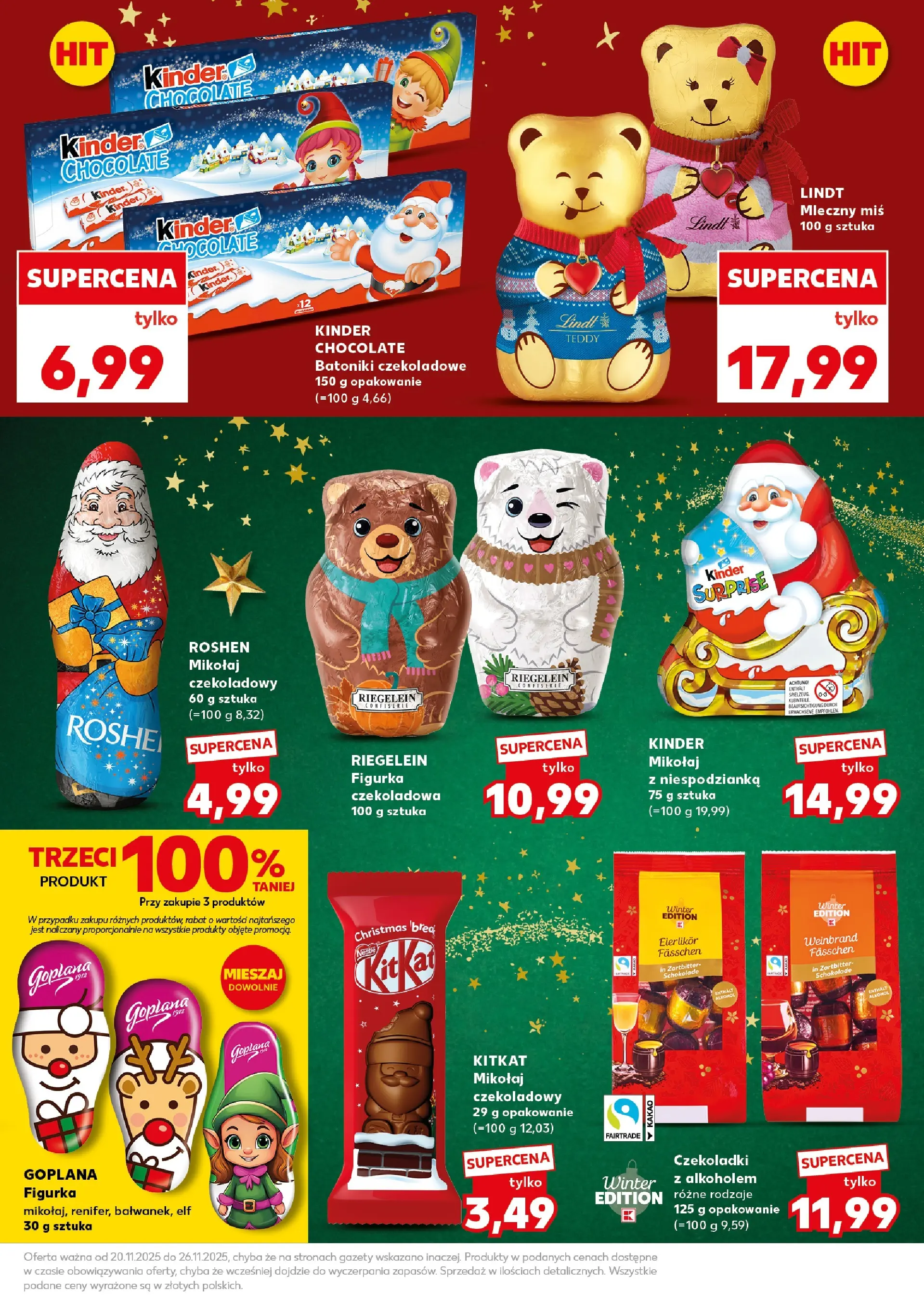 Kaufland gazetka - Super Sobota od 22.11.2025 - od jutra PDF | Strona: 5 | Produkty: Czekoladowa, Czekoladki, Kakao