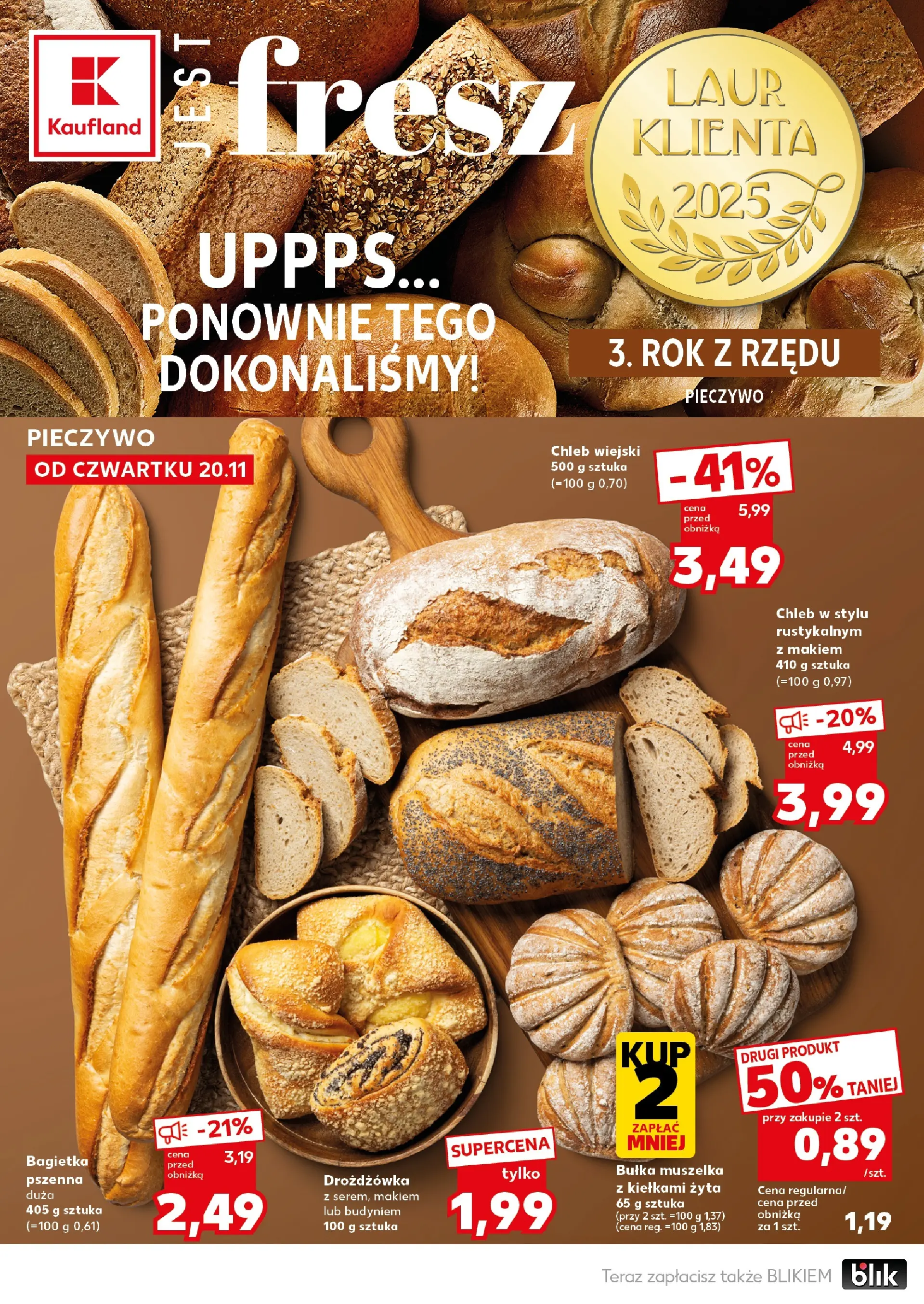 Kaufland gazetka - Super Sobota od 22.11.2025 - od jutra PDF | Strona: 14 | Produkty: Pieczywo, Bułka, Bagietka, Chleb