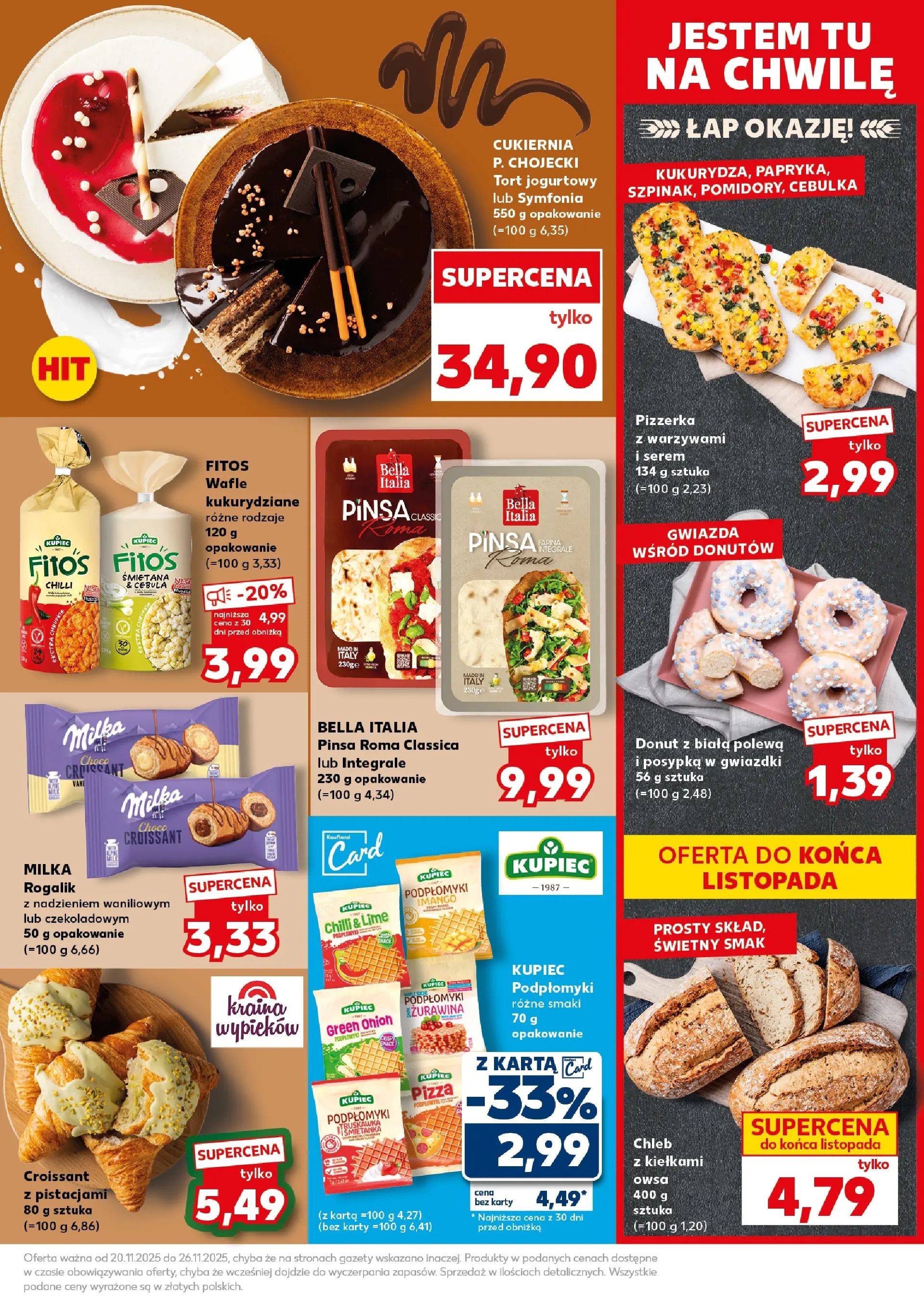 Kaufland gazetka - Super Sobota od 22.11.2025 - od jutra PDF | Strona: 15 | Produkty: Karta, Papryka, Chleb, Pizza