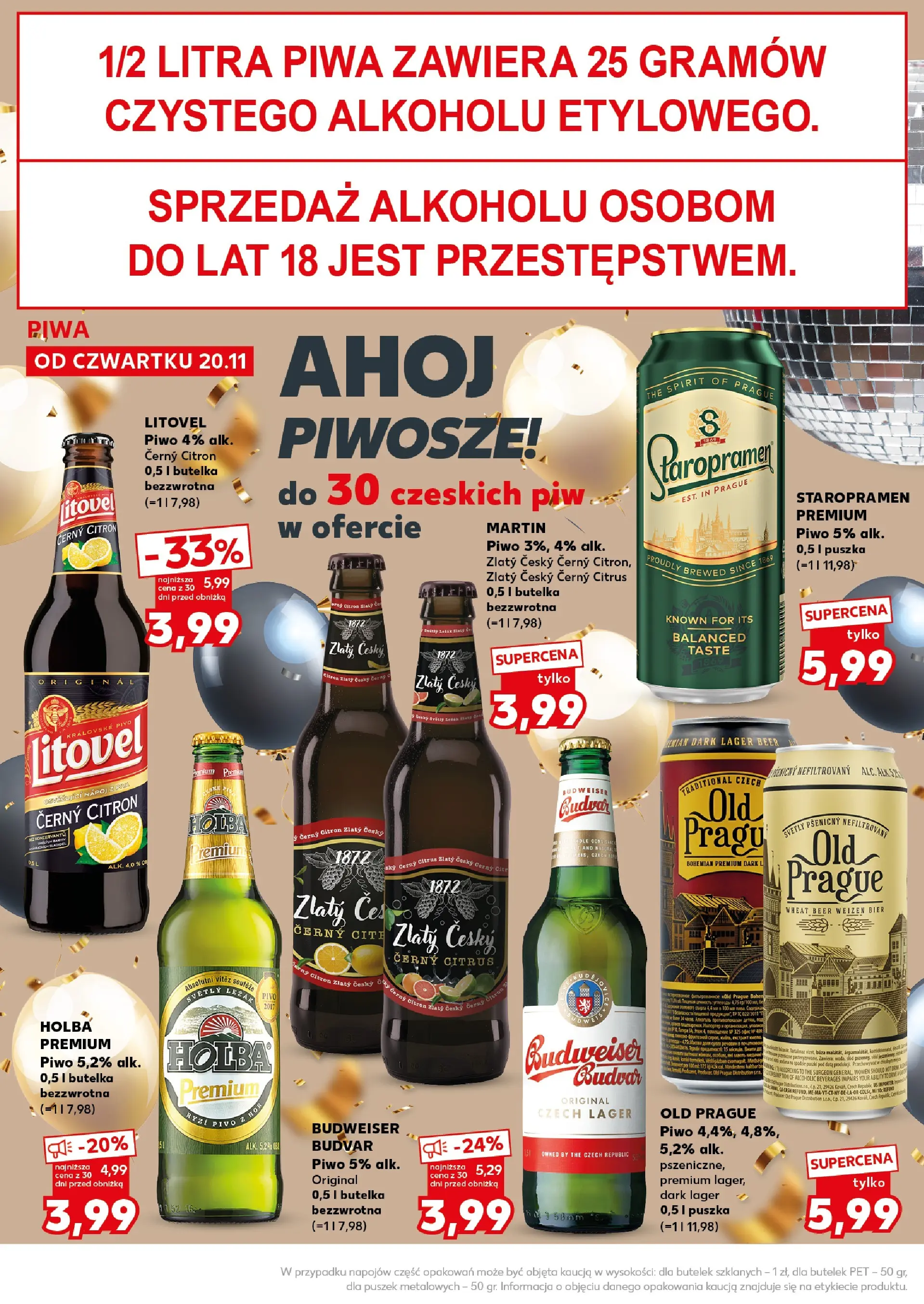 Kaufland gazetka - Super Sobota od 22.11.2025 - od jutra PDF | Strona: 26 | Produkty: Piwo