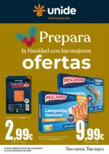 Prepara la Navidad con las mejores ofertas UNIDE Alimentación Península