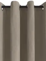 JYSK JYSK Завеса TOTAK 1x140x300 кадифе цвят тъмен пясък