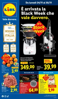Anteprima del volantino Lidl - Black Friday valido a partire dal 24.11.2025