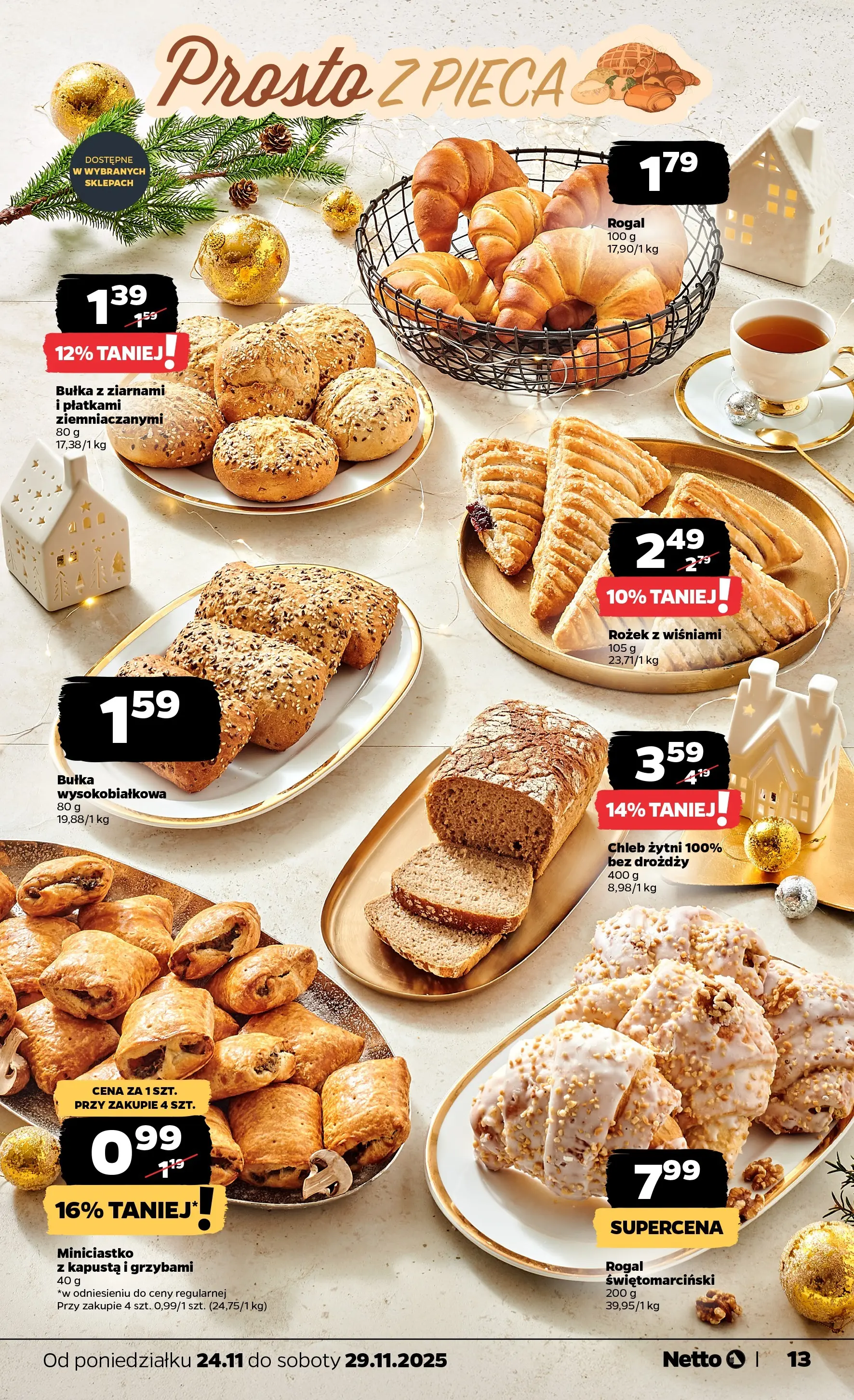 Netto - NETTO T48A ważne do 29.11 od 23.11.2025 - Aktualne promocje | Strona: 13 | Produkty: Kapusta, Chleb żytni, Bułka, Chleb