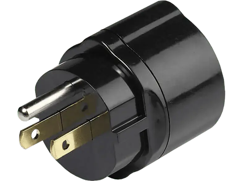 Vivanco 28694 Reisestecker, Schuko Buchse - USA; Reisestecker