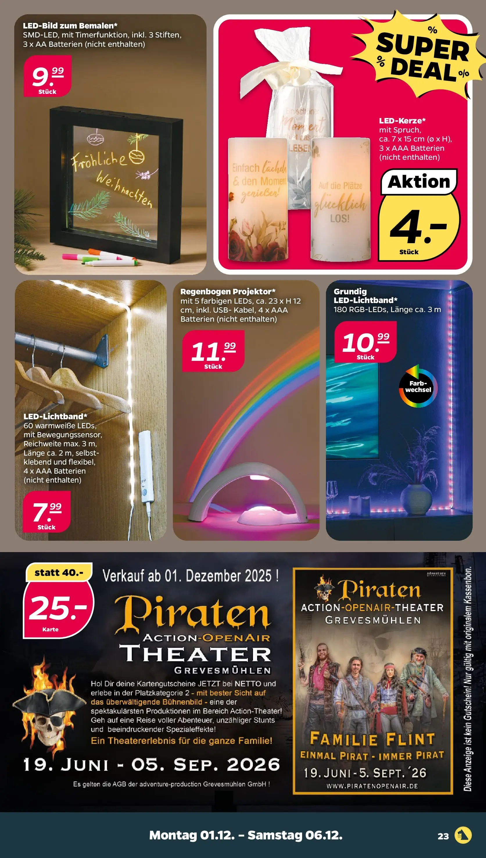 Netto - Netto APS : Wochenangebote ab 30.11.2025 → Angebote nächste Woche | Seite: 25 | Produkte: USB, Batterien