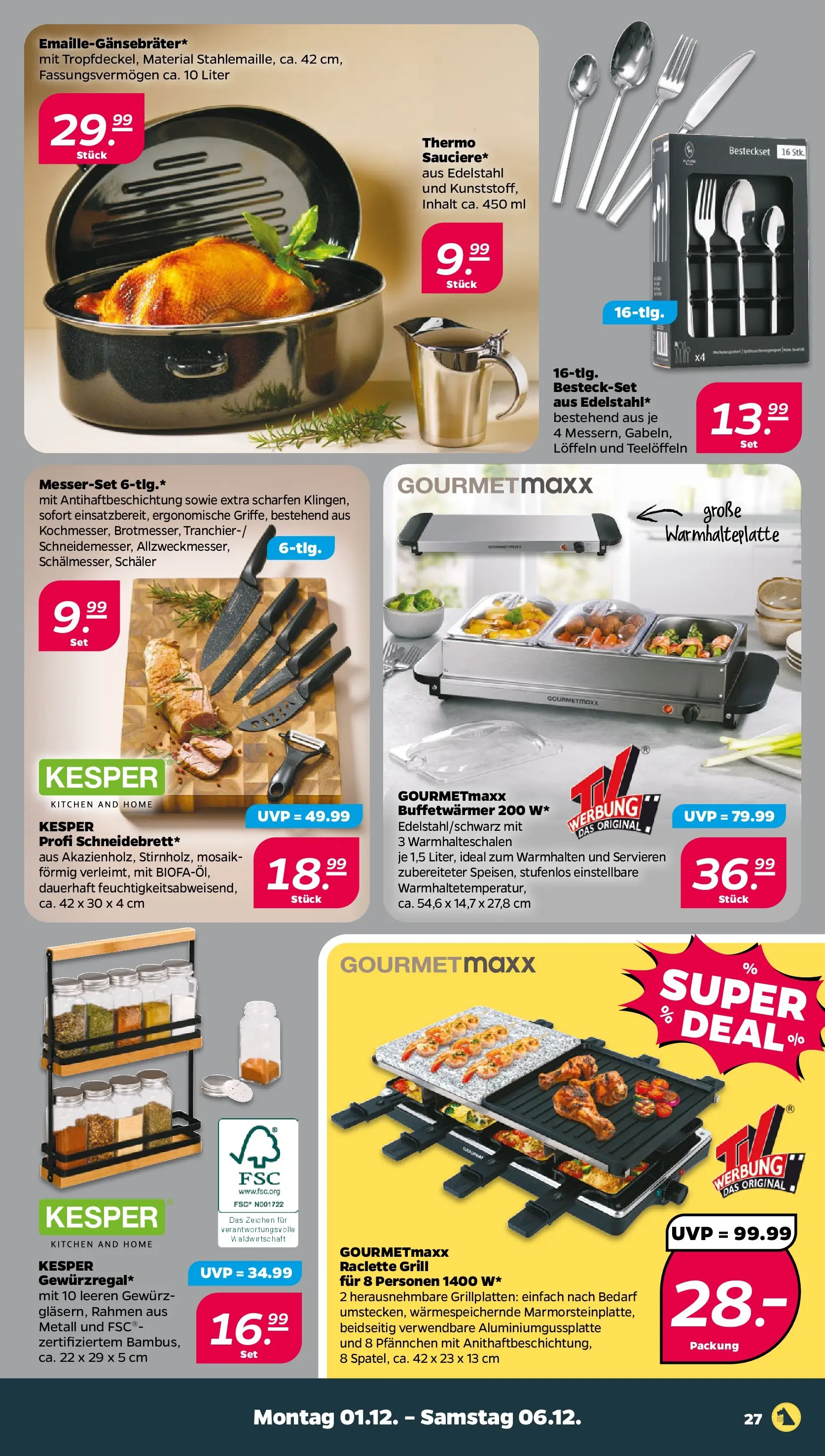 Netto - Netto APS : Wochenangebote ab 30.11.2025 → Angebote nächste Woche | Seite: 29 | Produkte: Grill, Raclette