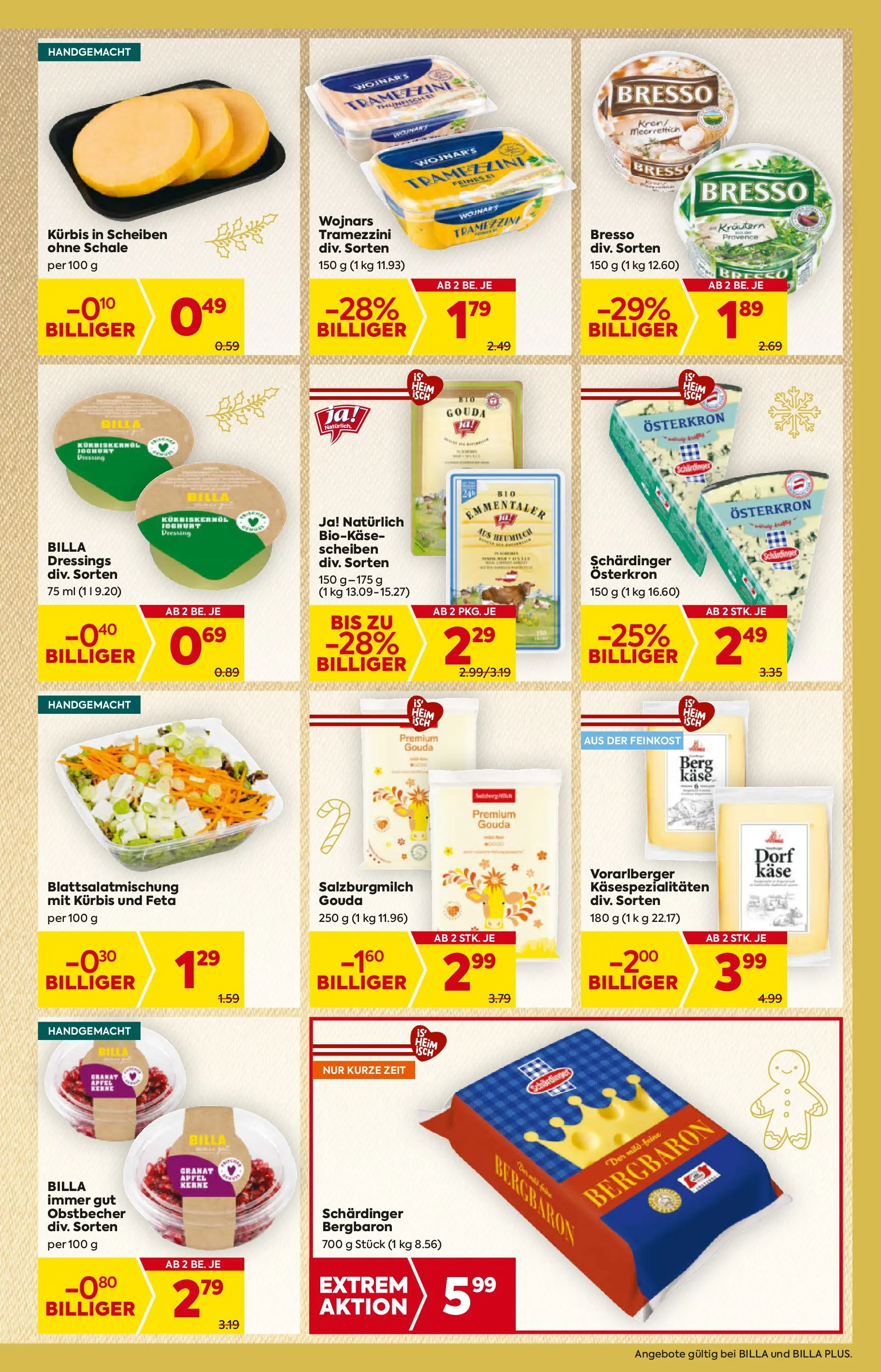Billa - BILLA: Flugblatt gültig bei BILLA & BILLA PLUS ab 26.11.2025 - Angebote, Prospekt | Seite: 11 | Produkte: Kürbis, Käse, Joghurt, Äpfel