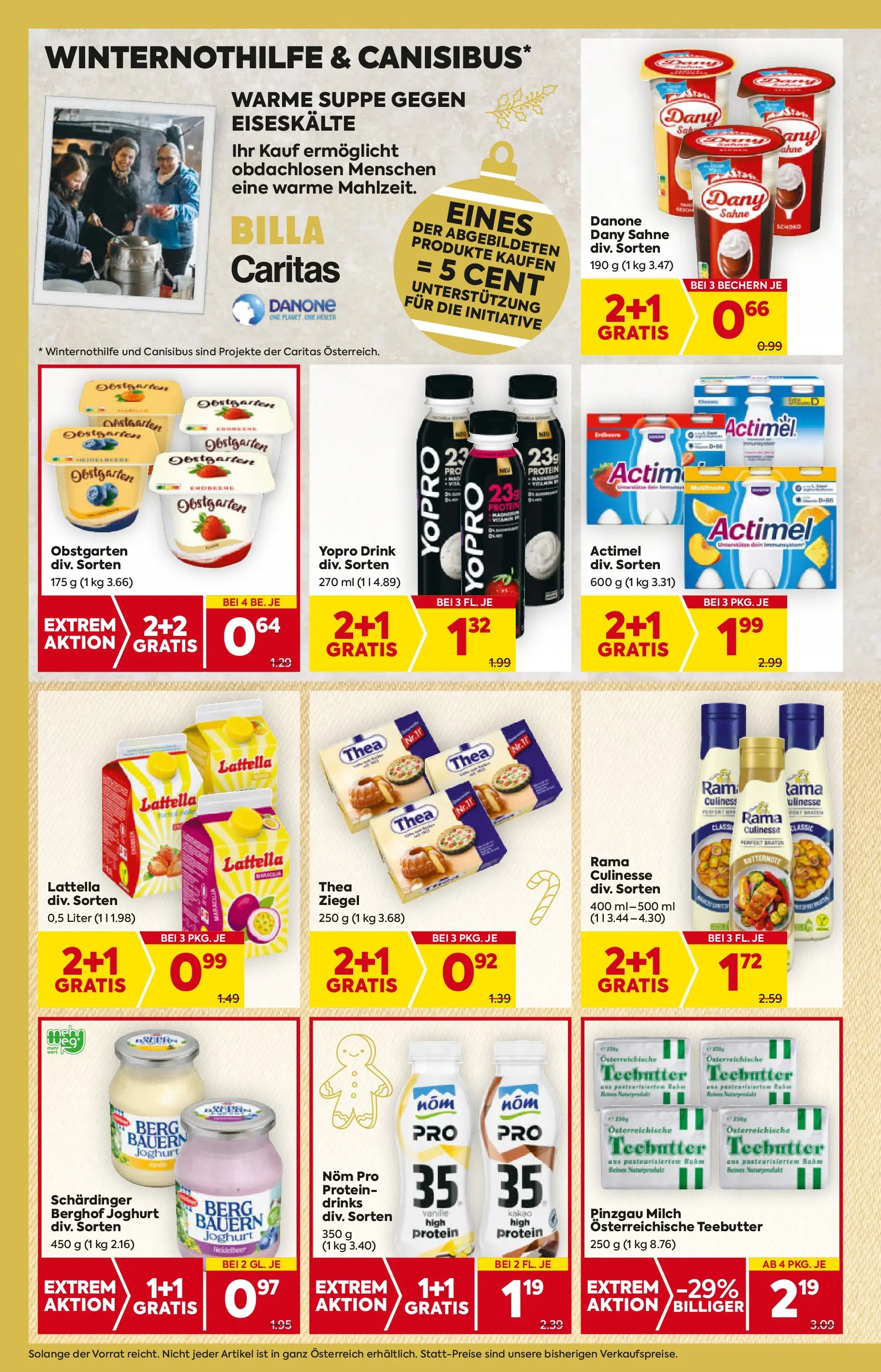 Billa - BILLA: Flugblatt gültig bei BILLA & BILLA PLUS ab 26.11.2025 - Angebote, Prospekt | Seite: 12 | Produkte: Sahne, Milch, Joghurt
