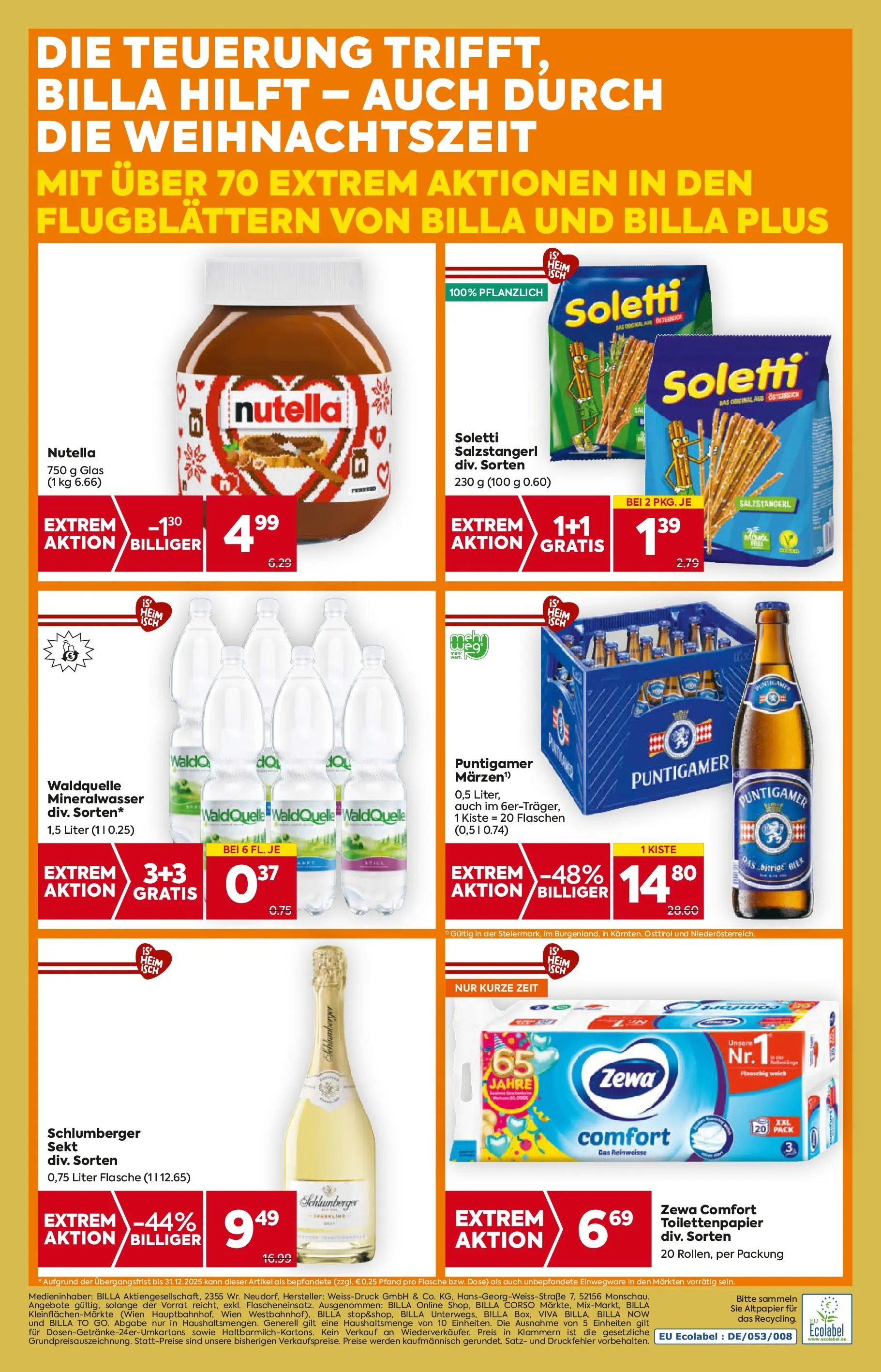 Billa - BILLA: Flugblatt gültig bei BILLA & BILLA PLUS ab 26.11.2025 - Angebote, Prospekt | Seite: 20