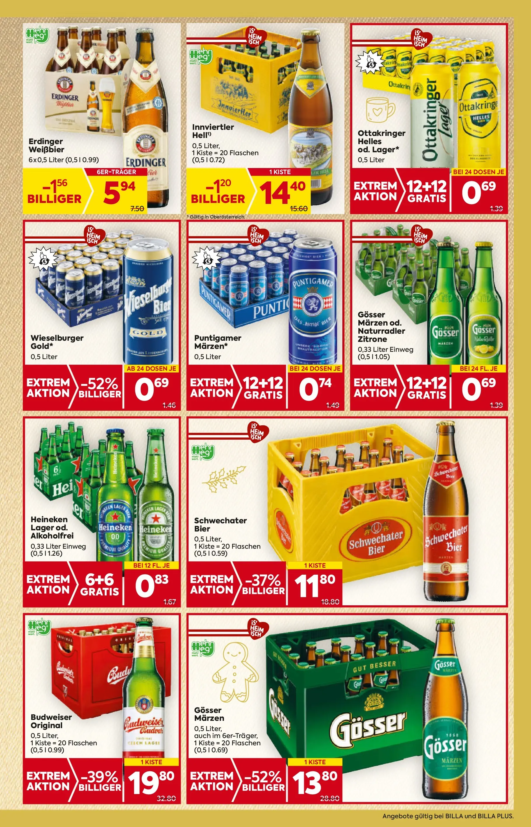 Billa Flugblatt - Grieskirchen, Wallern An Der Trattnach, Ansfelden ab 27.11.2025 - Angebote, Prospekt | Seite: 17 | Produkte: Zitrone, Bier