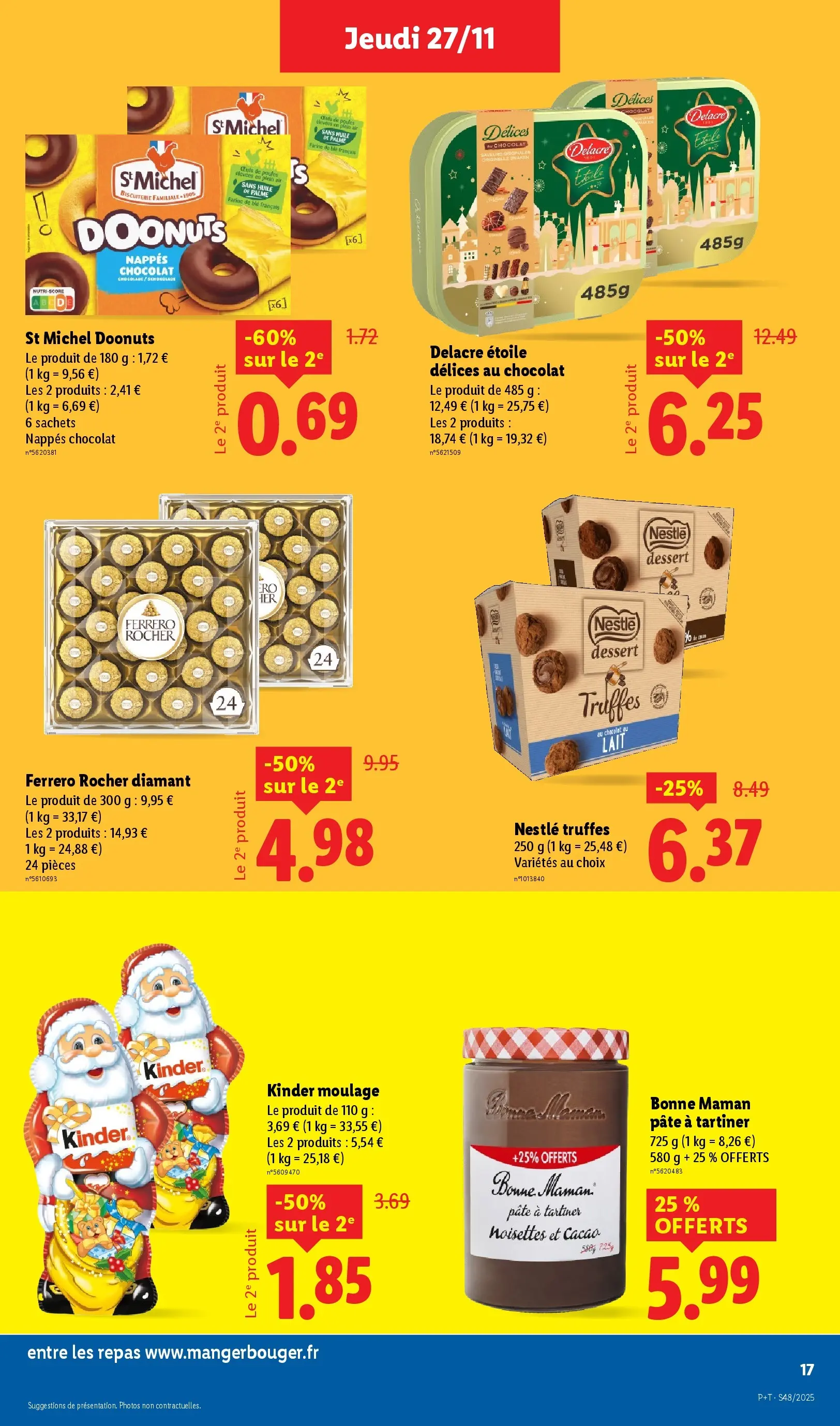 Catalogue LIDL du 26/11/2025 | Promo prospectus en ligne | Page: 17 | Produits: Farine de ble, Farine, Pâte à tartiner, Chocolat