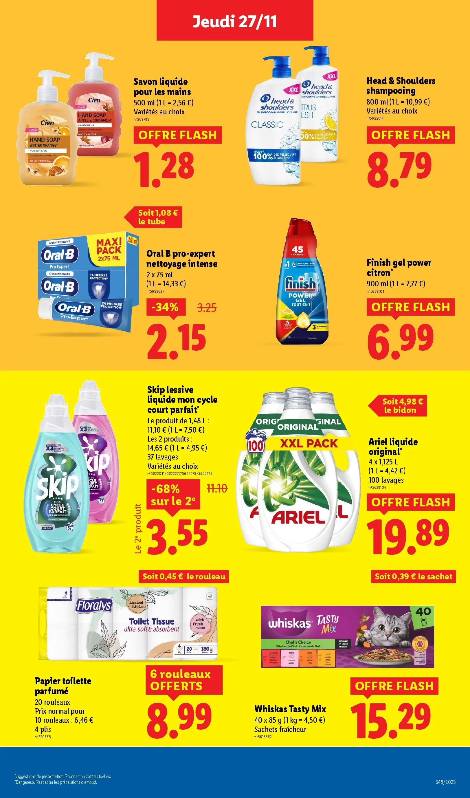Catalogue LIDL du 26/11/2025 | Promo prospectus en ligne | Page: 19 | Produits: Oral-b, Orange, Savon, Lessive