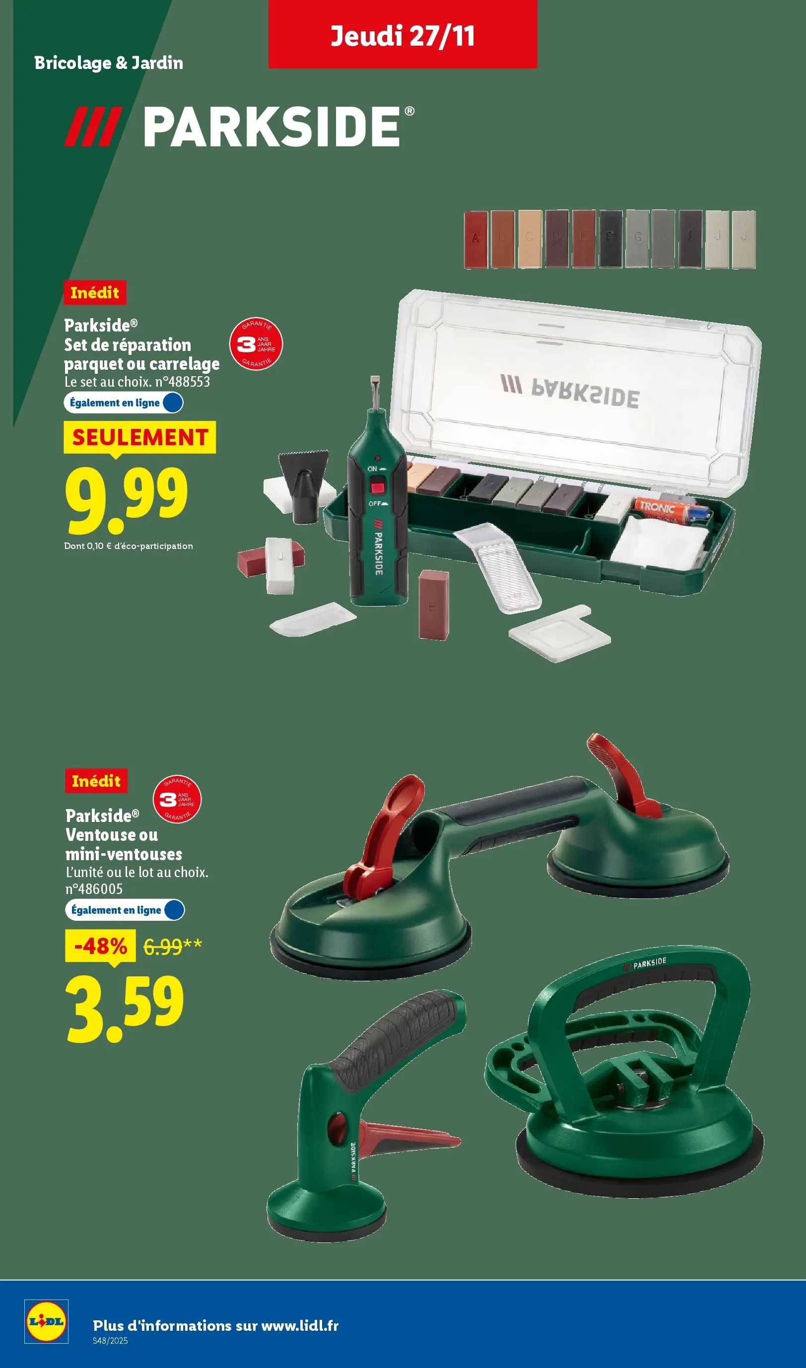 Catalogue LIDL du 26/11/2025 | Promo prospectus en ligne | Page: 58 | Produits: Parquet