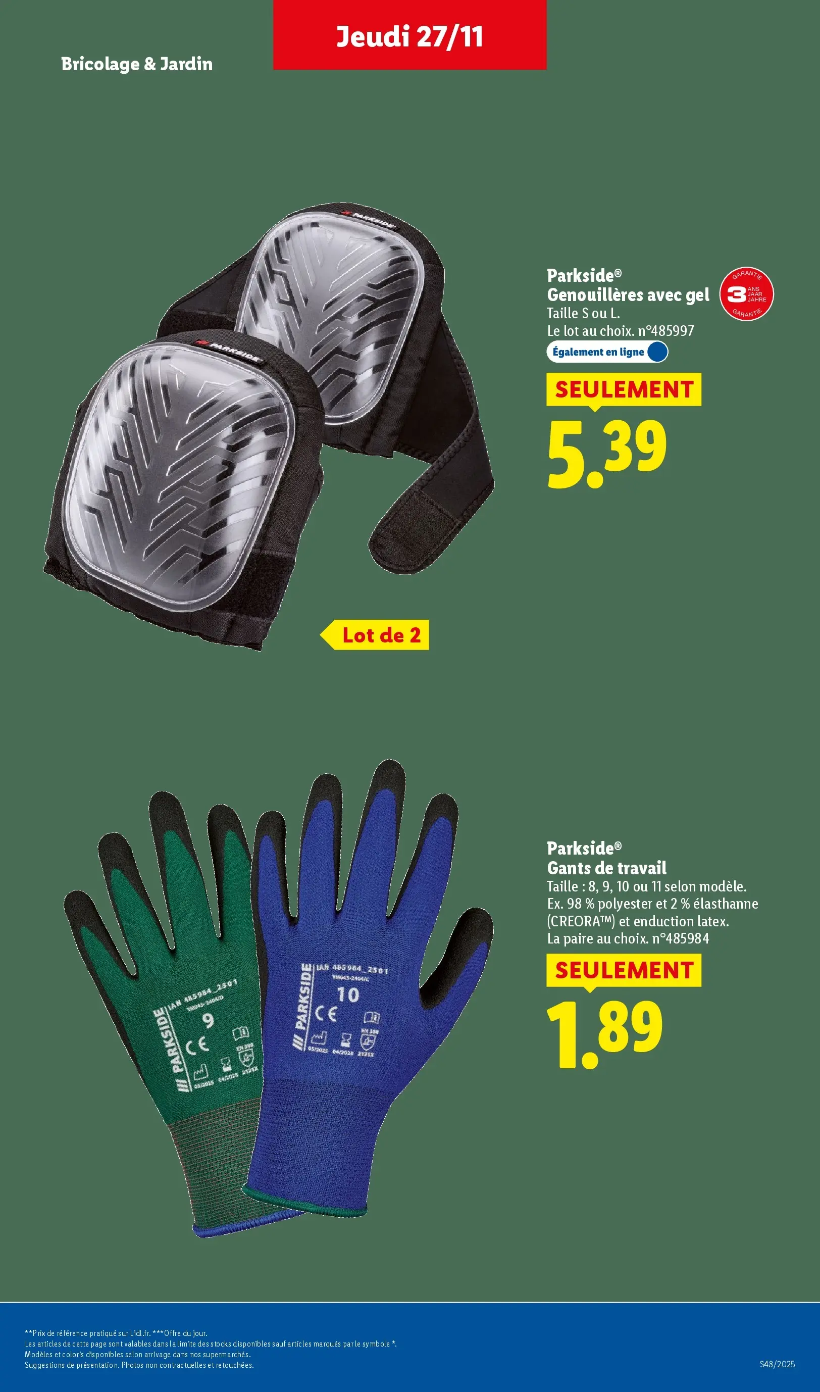 Catalogue LIDL du 26/11/2025 | Promo prospectus en ligne | Page: 59 | Produits: Gants