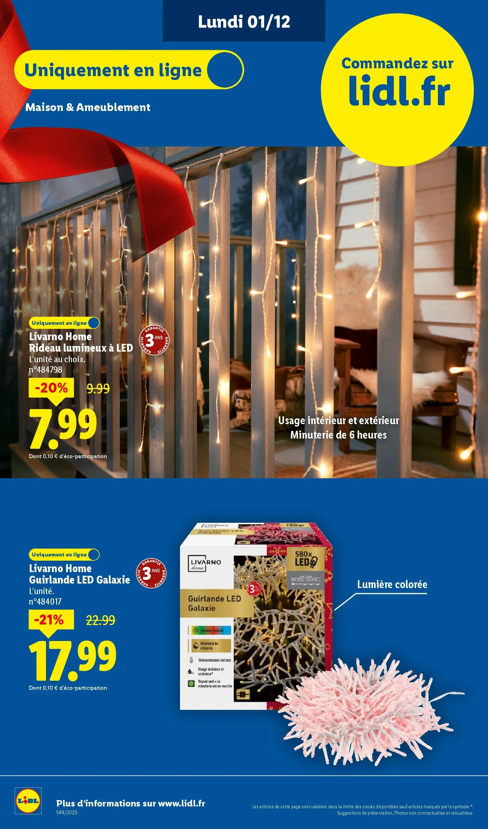 Catalogue LIDL du 26/11/2025 | Promo prospectus en ligne | Page: 96 | Produits: Télécommande, Rideau
