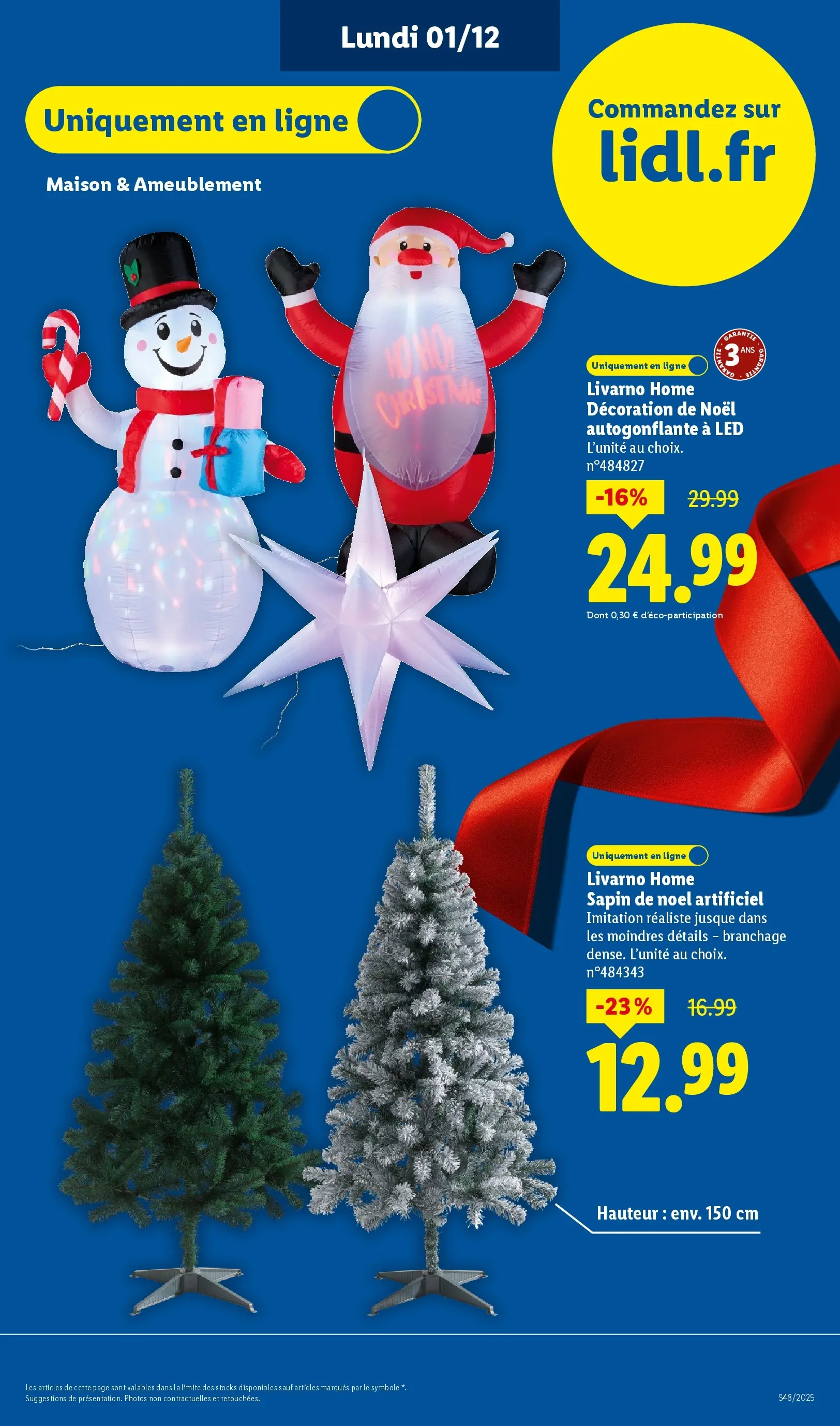 Catalogue LIDL du 26/11/2025 | Promo prospectus en ligne | Page: 97 | Produits: Sapin de Noël, Decoration de noel
