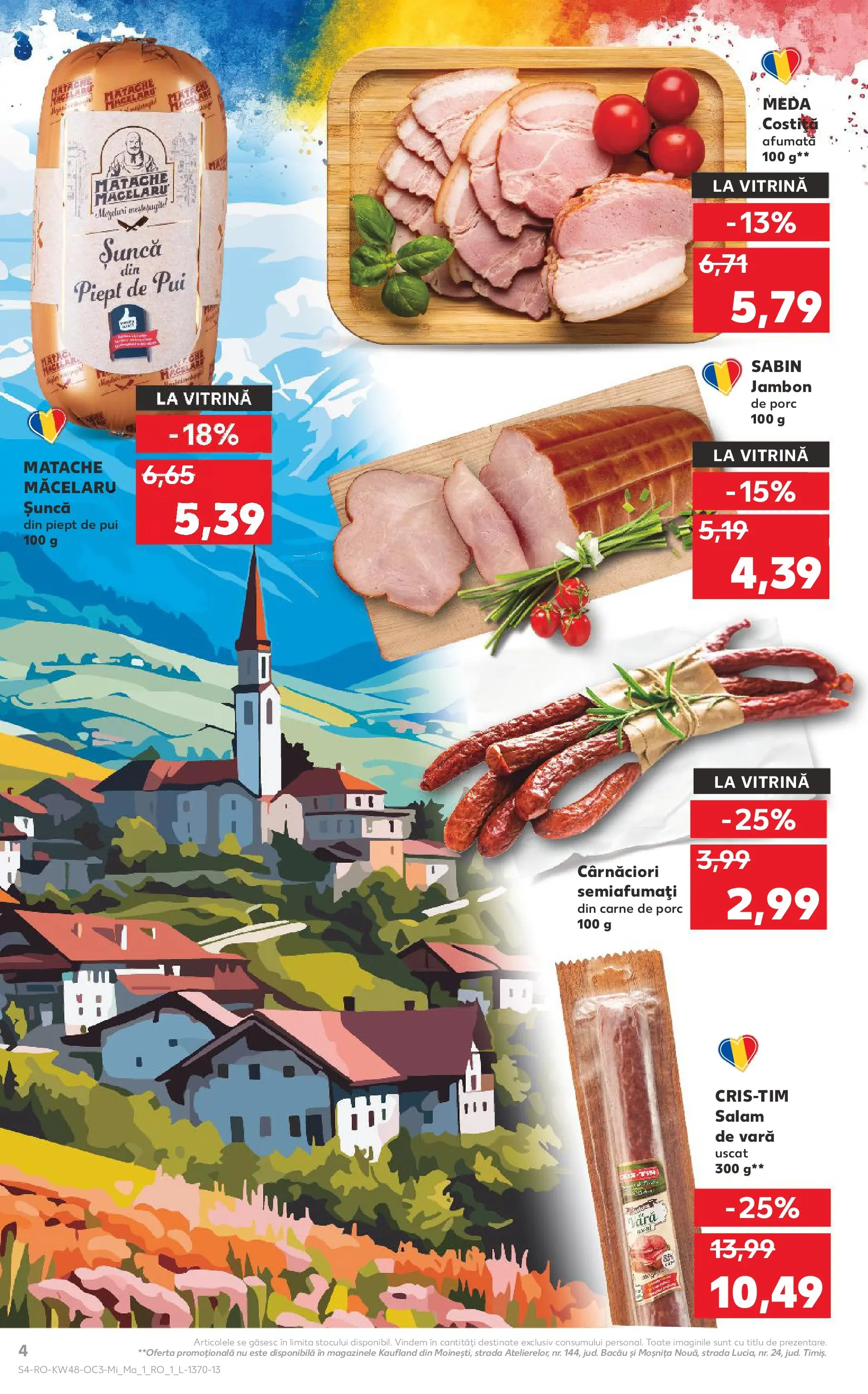 Catalog Kaufland - Fălticeni 26.11.2025 - Revista si Oferta | Pagină: 4 | Produse: Hacıyatmaz Kedi Oyuncağı, Vitrină, Bacon, Carne De Porc