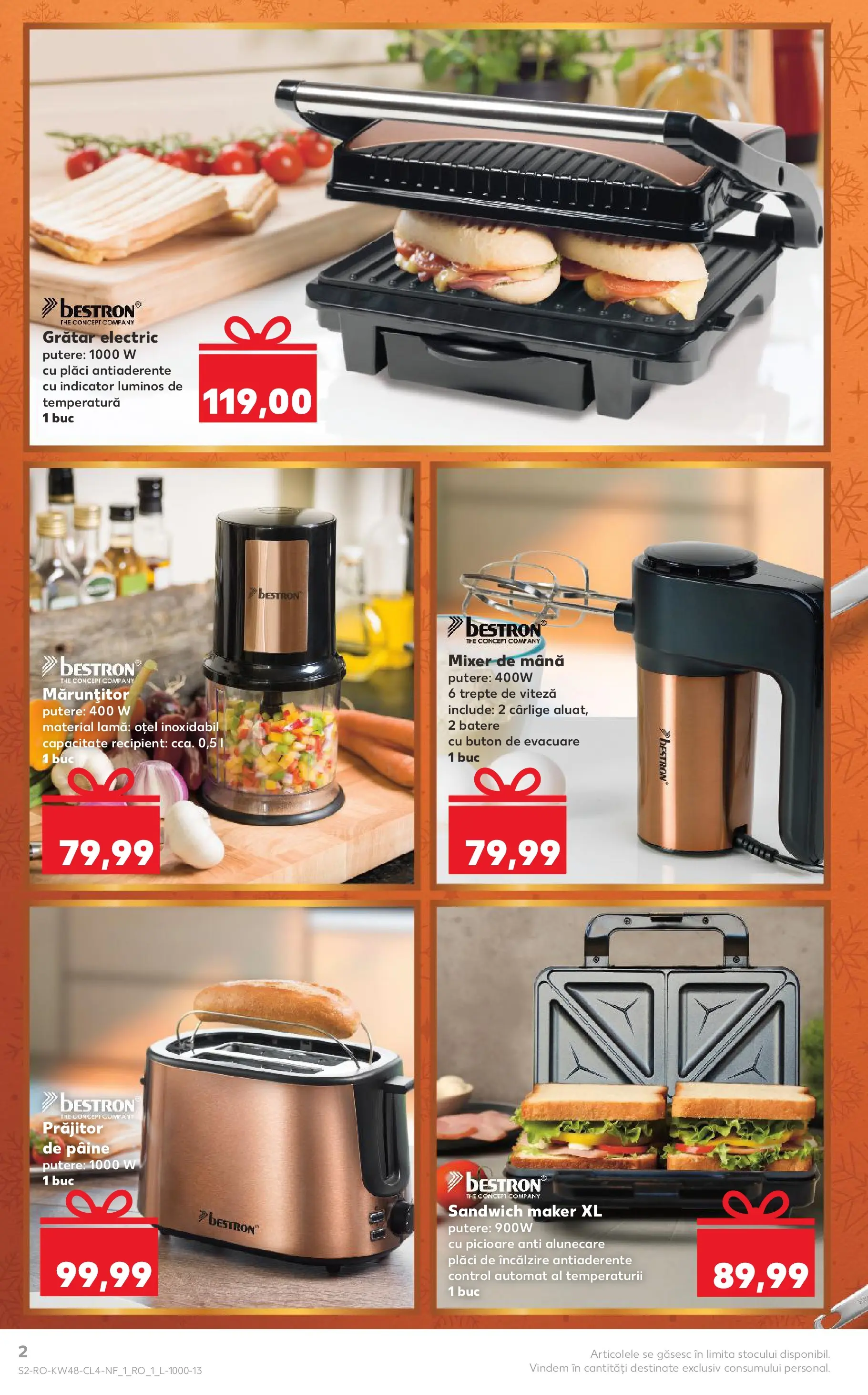 Catalog Kaufland - Zalau 25.11.2025 - Revista si Oferta | Pagină: 2 | Produse: Mixer, Toaster, Grătar, Pâine