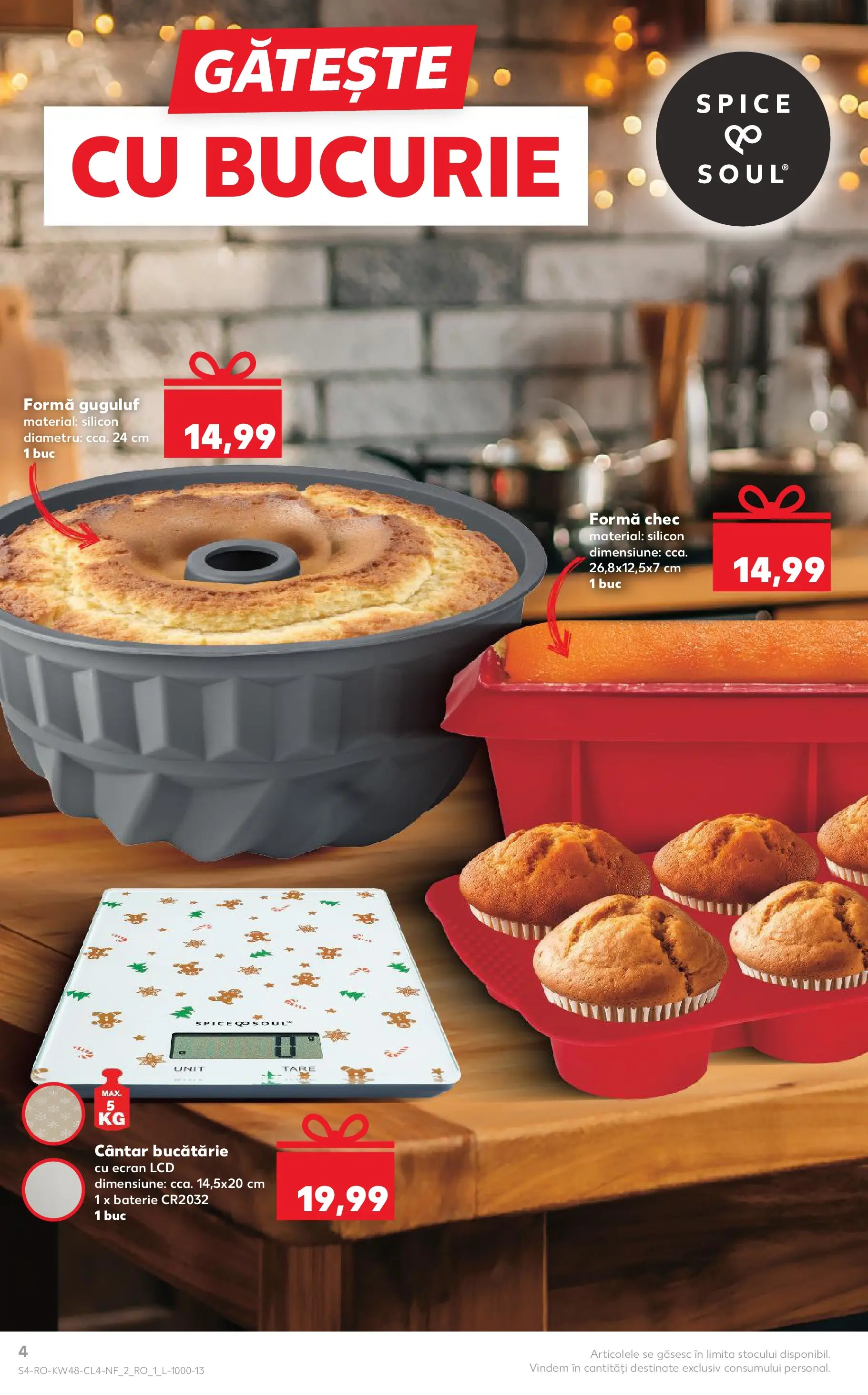 Catalog Kaufland - Zalau 25.11.2025 - Revista si Oferta | Pagină: 4 | Produse: Cântar, Bucătărie, Baterie