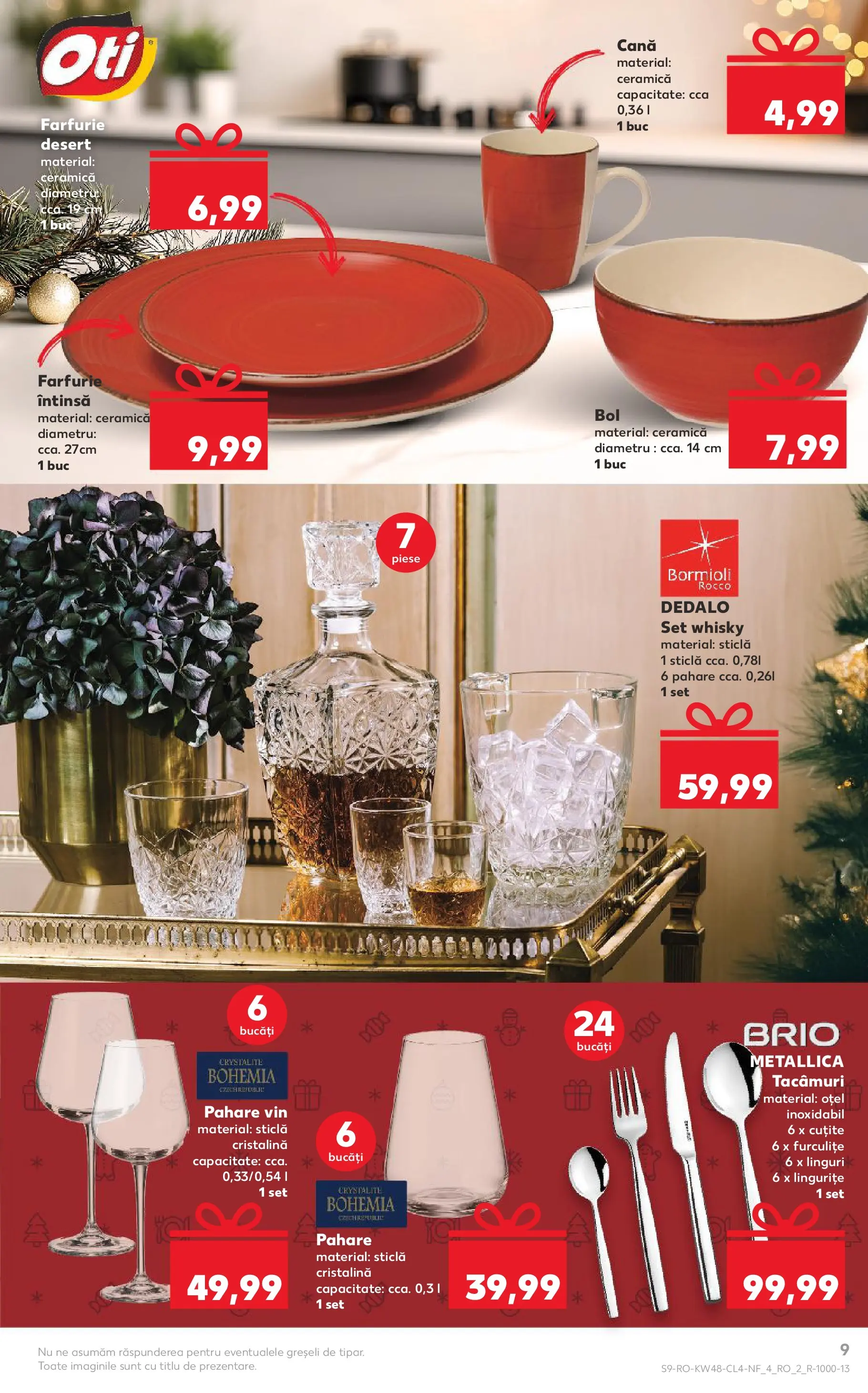 Catalog Kaufland - Zalau 25.11.2025 - Revista si Oferta | Pagină: 9 | Produse: Pahare, Bol, Vin, Whiskey