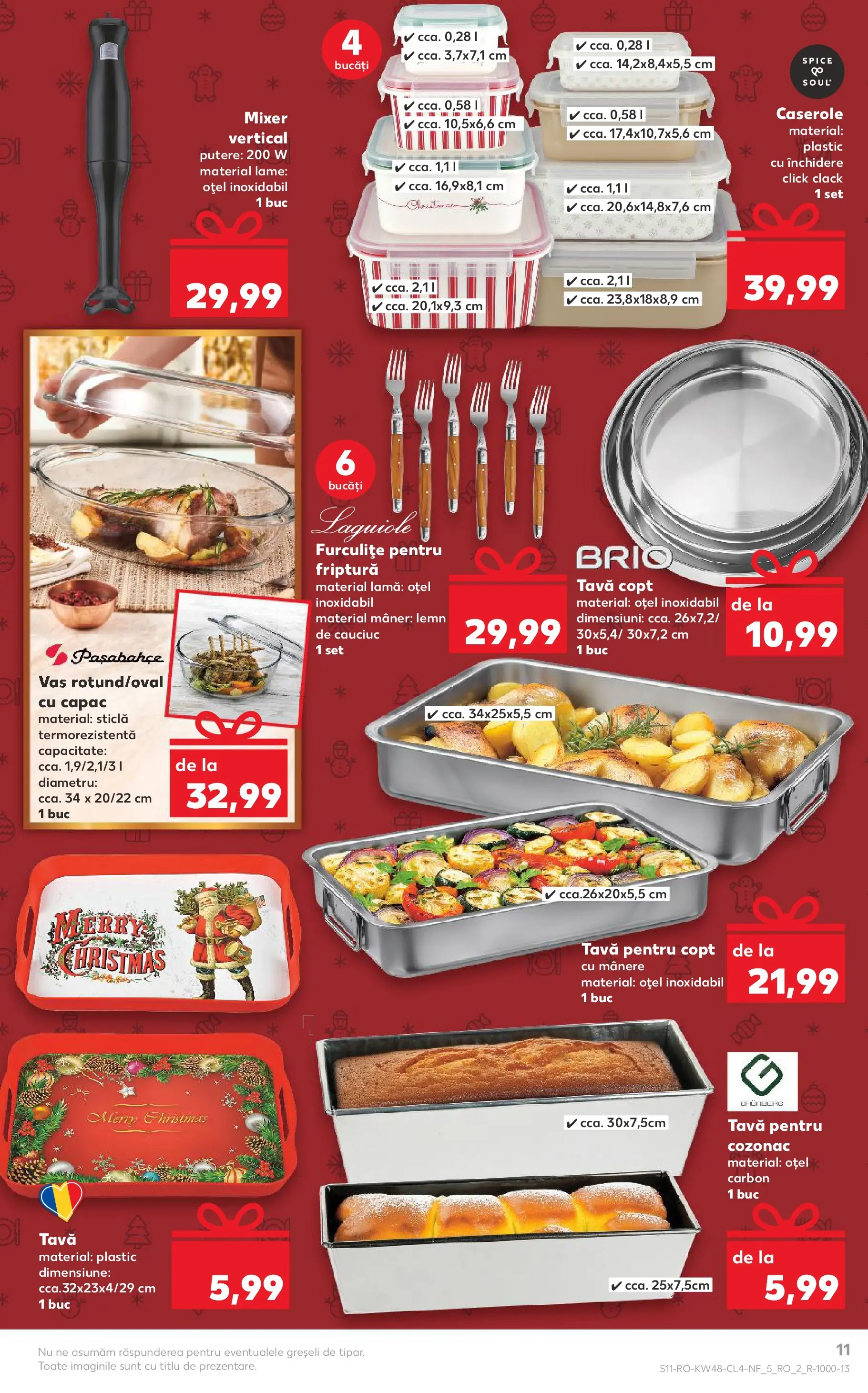 Catalog Kaufland - Zalau 25.11.2025 - Revista si Oferta | Pagină: 11 | Produse: Blender, Caserole, Mixer, Mâner