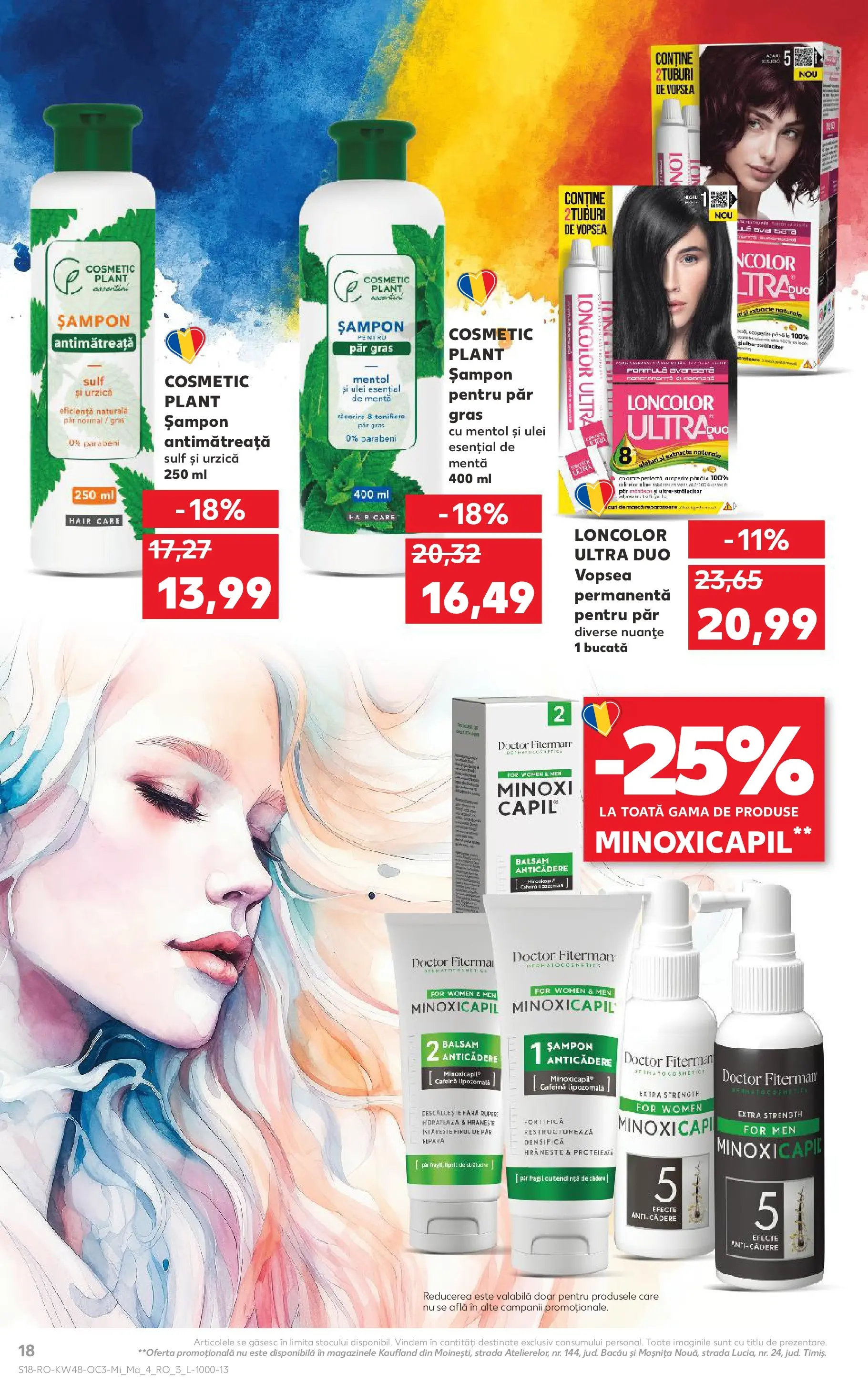 Catalog Kaufland - Arad 25.11.2025 - Revista si Oferta | Pagină: 18 | Produse: Vopsea, Șampon, Balsam, Ulei