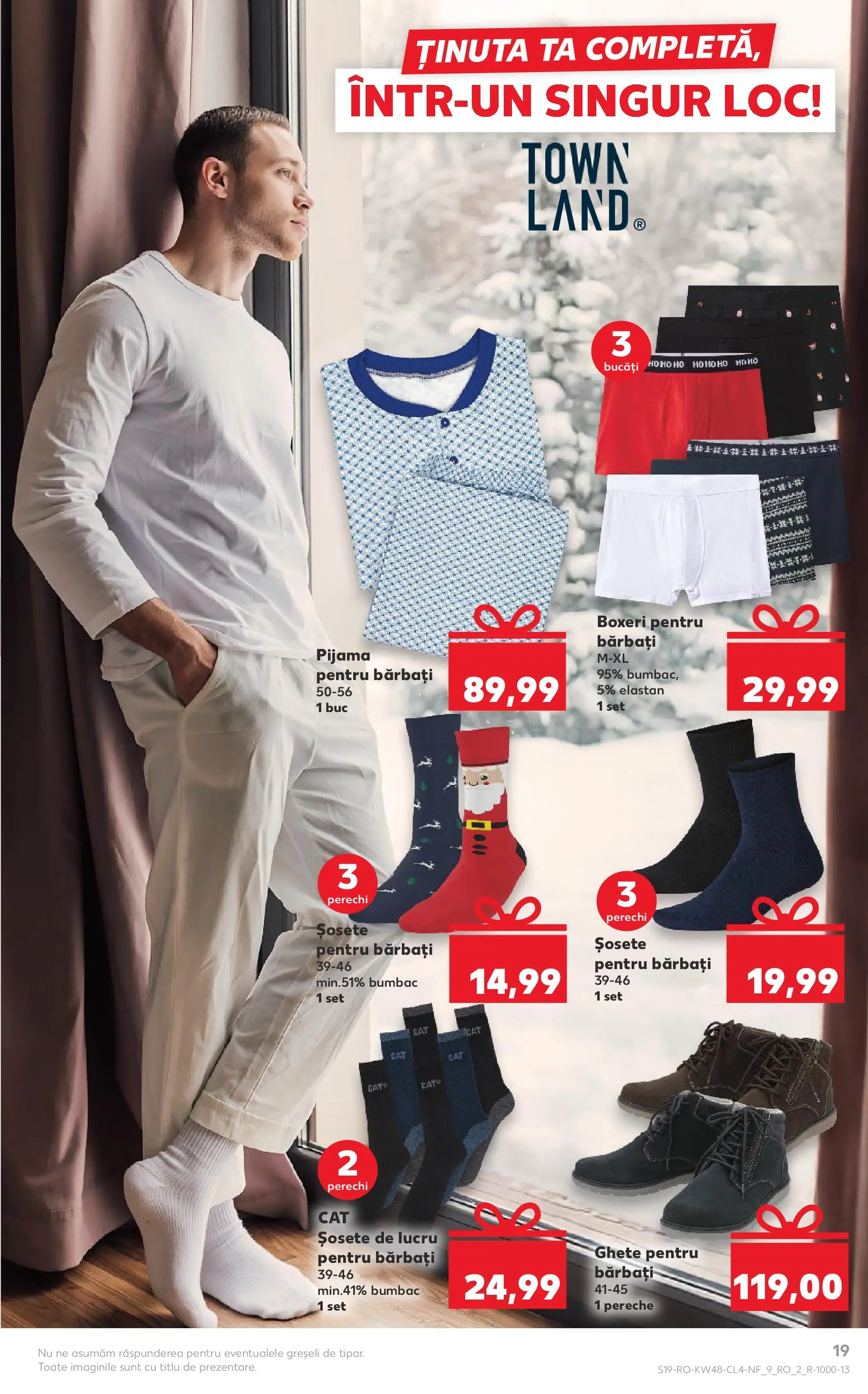 Catalog Kaufland - Zalau 25.11.2025 - Revista si Oferta | Pagină: 19 | Produse: Șosete, Boxeri, Ghete