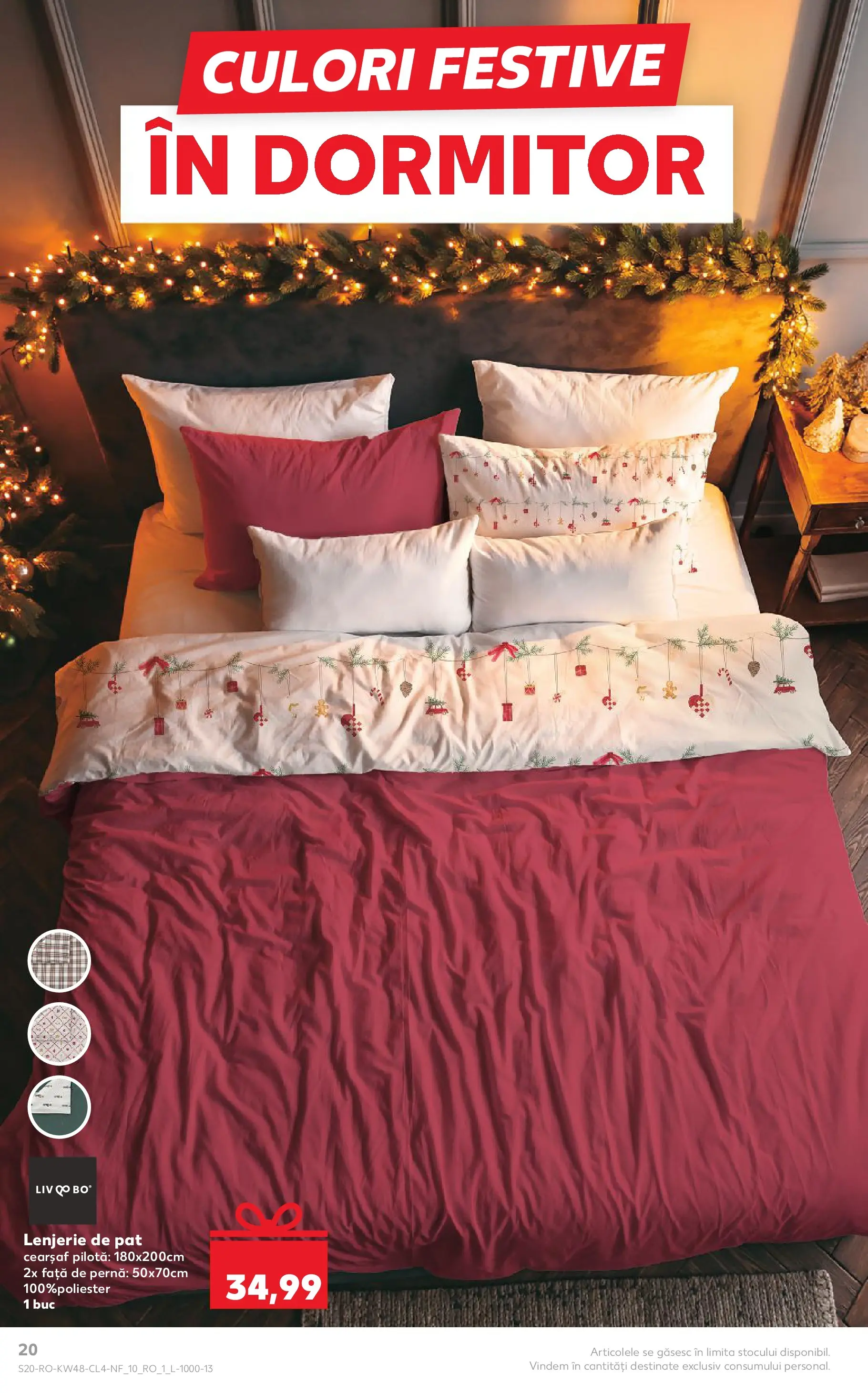 Catalog Kaufland - Zalau 25.11.2025 - Revista si Oferta | Pagină: 20 | Produse: Pat, Lenjerie de pat, Pernă, Față de pernă