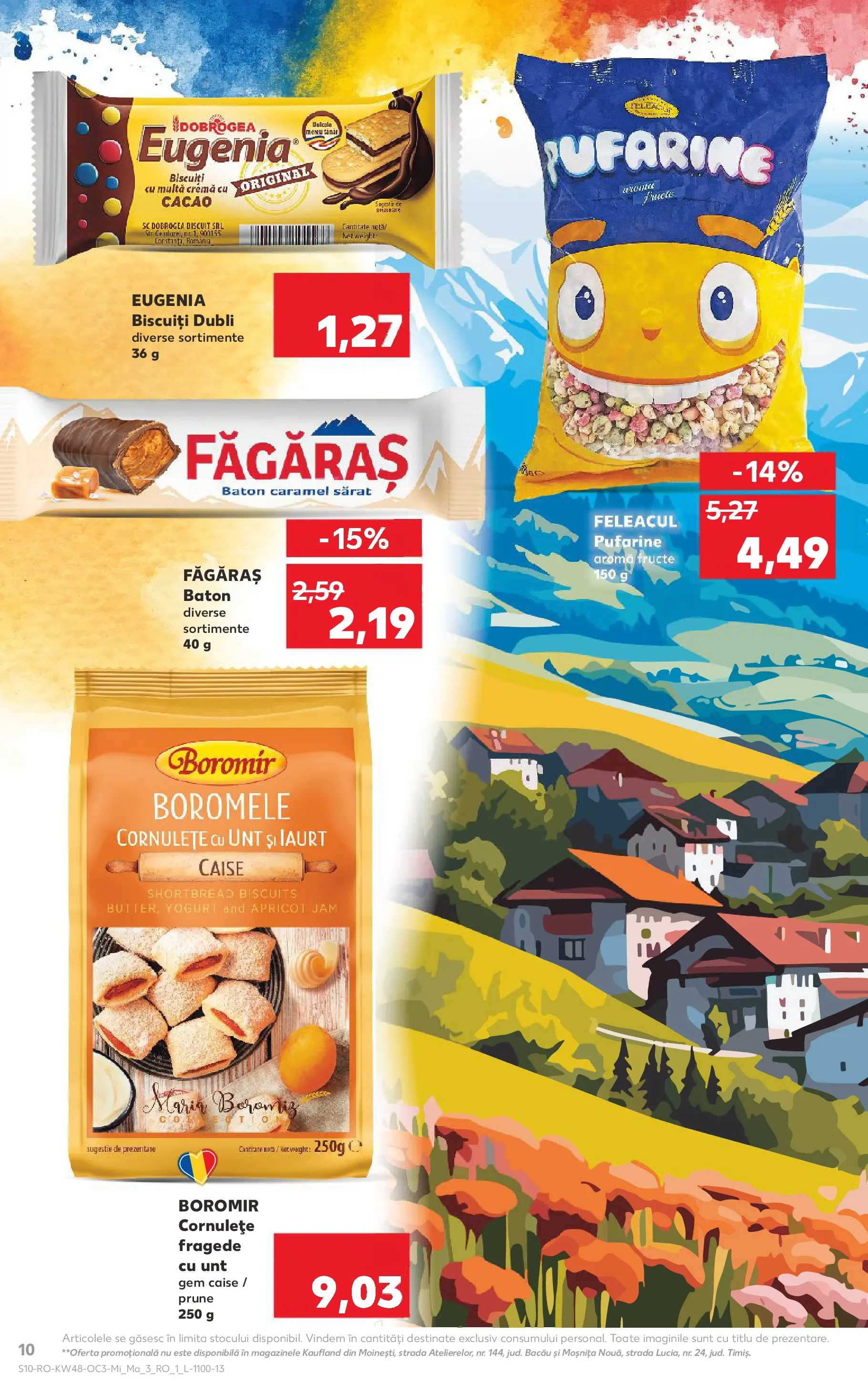 Catalog Kaufland - Ploiești 26.11.2025 - Revista si Oferta | Pagină: 10 | Produse: Unt, Cornulețe, Biscuiți, Fructe