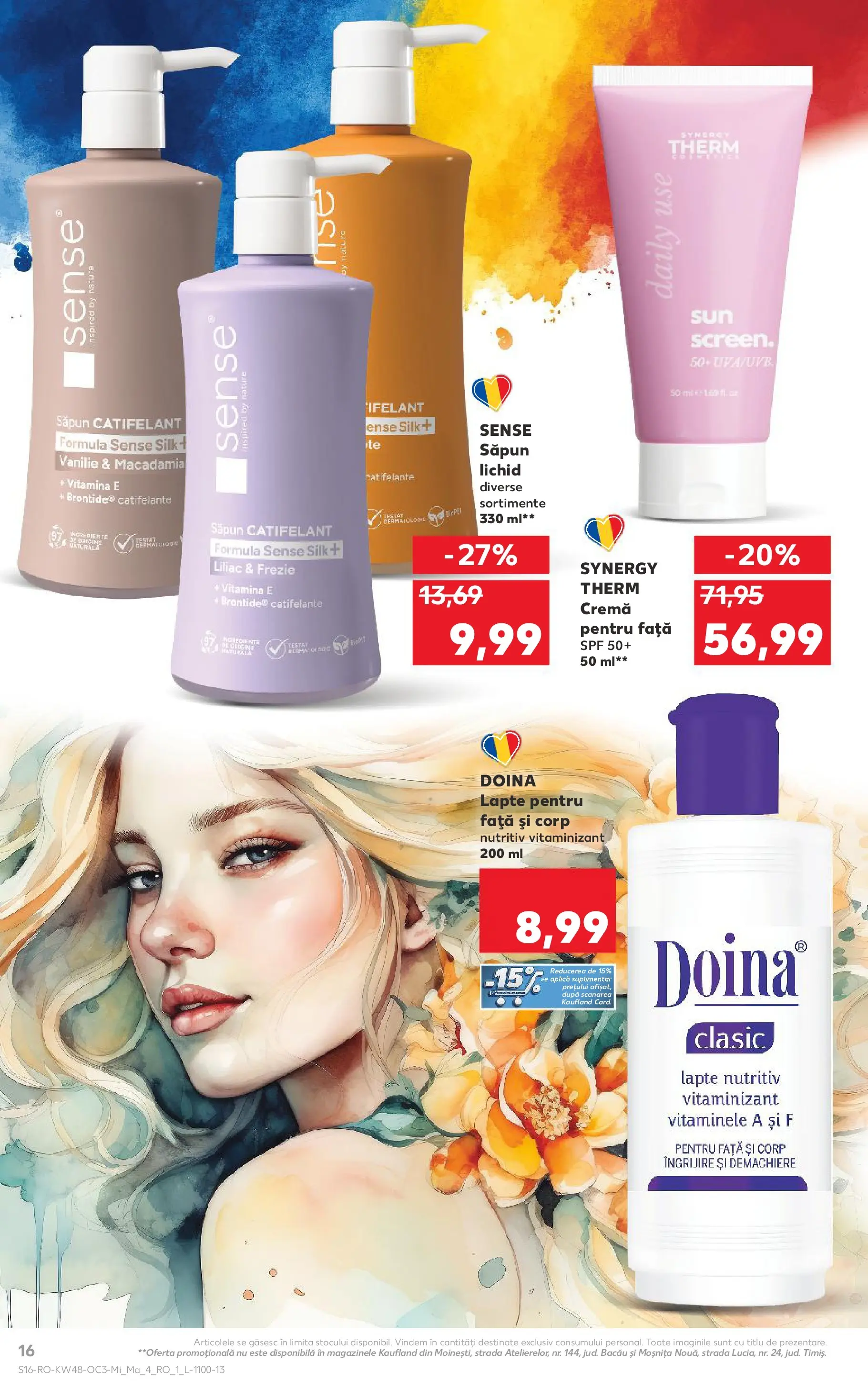 Catalog Kaufland - Ploiești 26.11.2025 - Revista si Oferta | Pagină: 16 | Produse: Body, Lapte, Cremă, Cremă pentru față