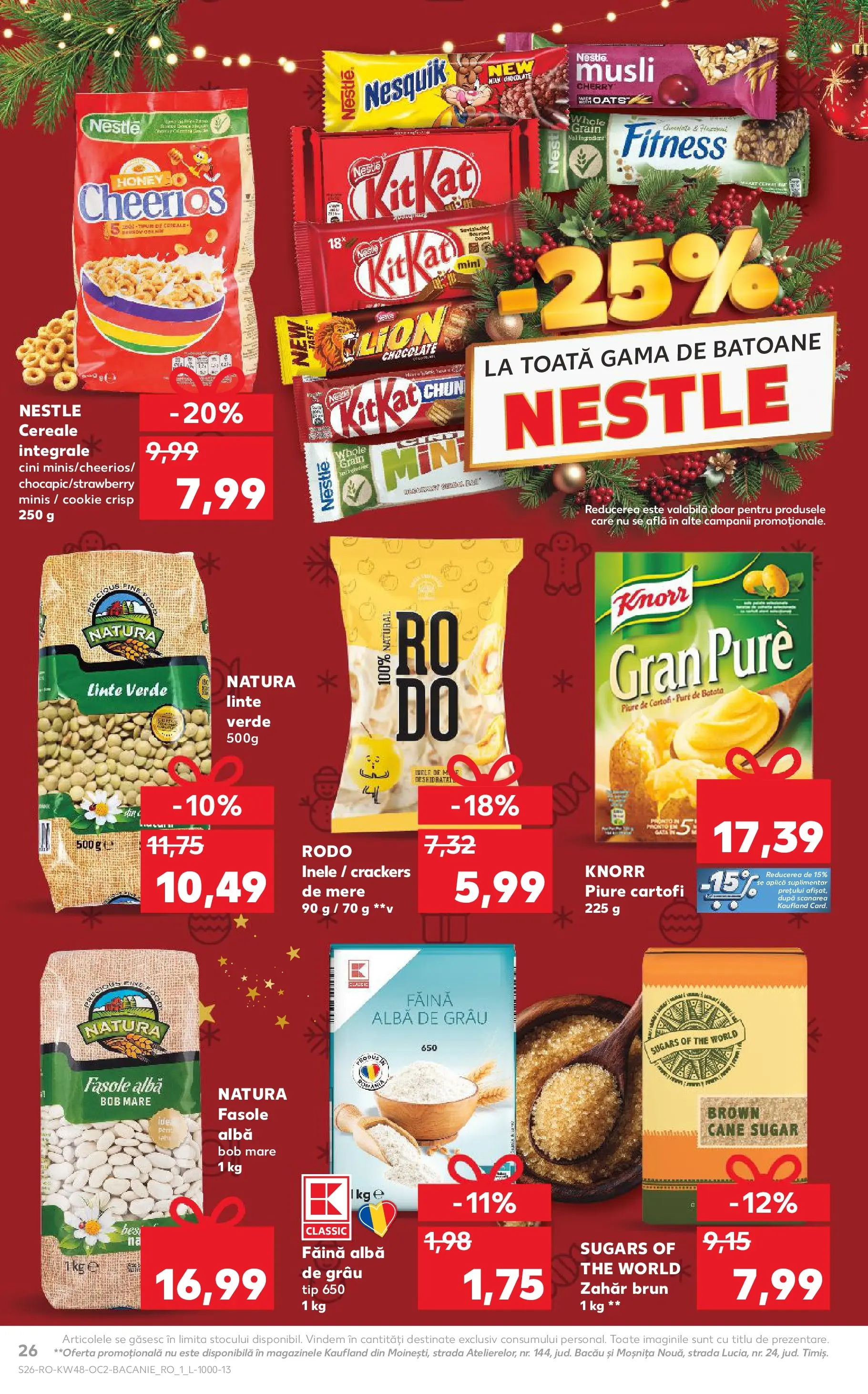 Catalog Kaufland - Domnesti 25.11.2025 - Revista si Oferta | Pagină: 26 | Produse: Apple, Făină, Mere, Cereale