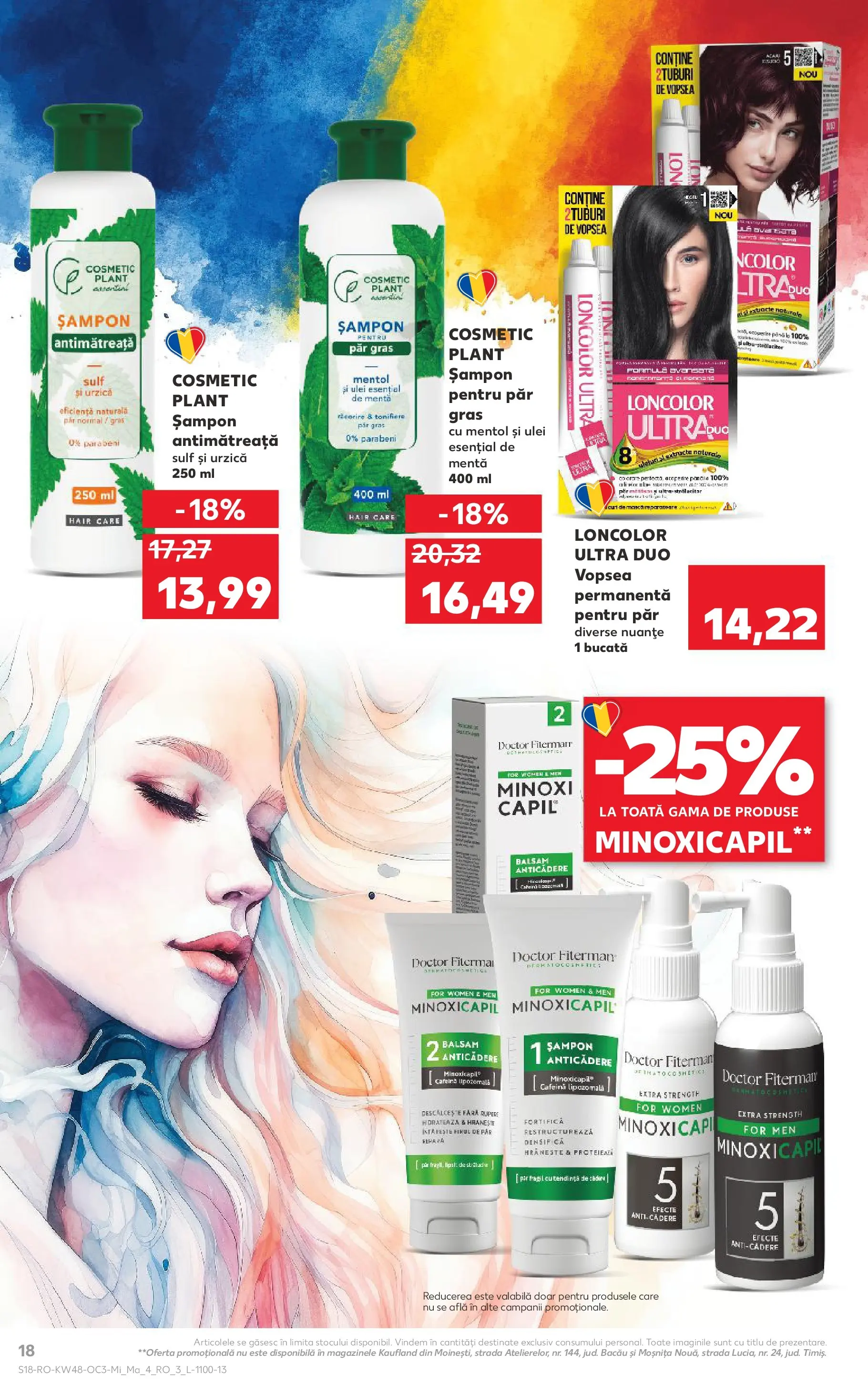 Catalog Kaufland - Ploiești 26.11.2025 - Revista si Oferta | Pagină: 18 | Produse: Vopsea, Șampon, Balsam, Ulei