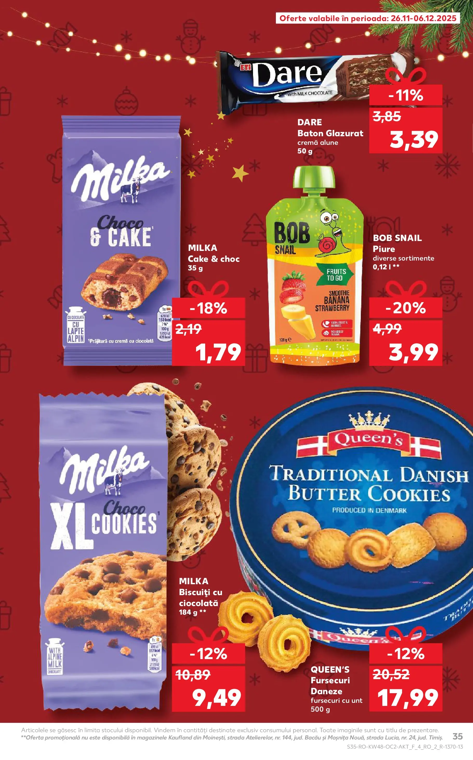 Catalog Kaufland - Comarnic 25.11.2025 - Revista si Oferta | Pagină: 35 | Produse: Prăjitură, Alune, Cremă, Smoothie