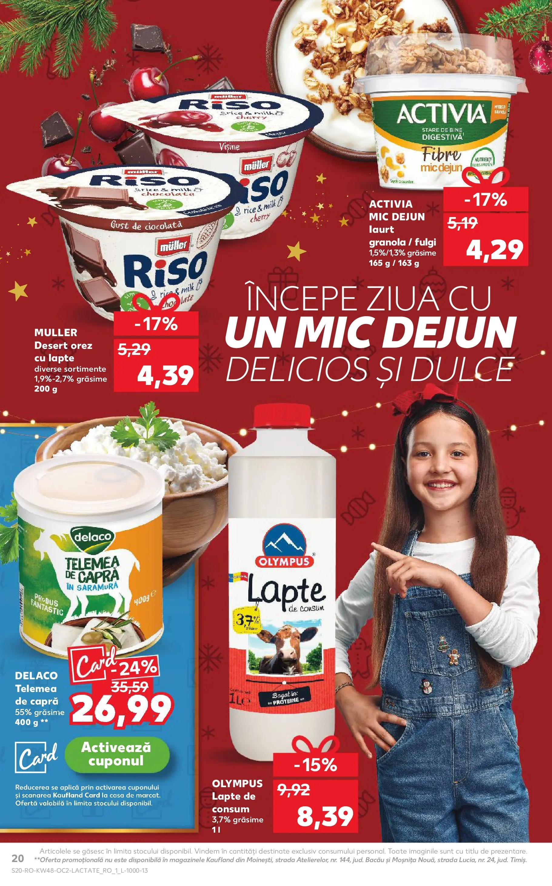 Catalog Kaufland - Domnesti 25.11.2025 - Revista si Oferta | Pagină: 20 | Produse: Masaüstü kılıfı, Lapte, Orez, Fulgi