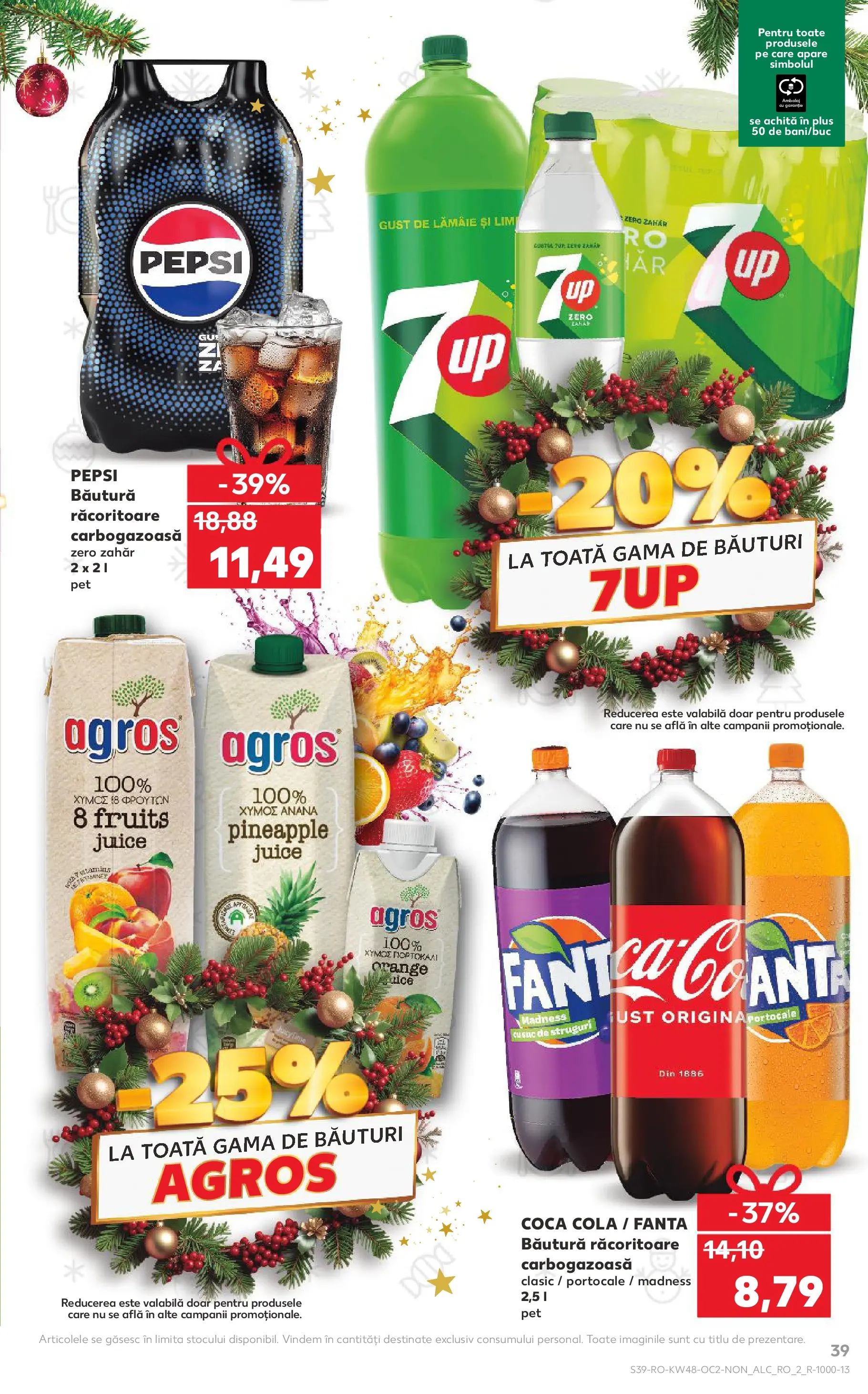 Catalog Kaufland - Domnesti 25.11.2025 - Revista si Oferta | Pagină: 39 | Produse: Amerikan servis, Suc, Zahăr, Lămâie
