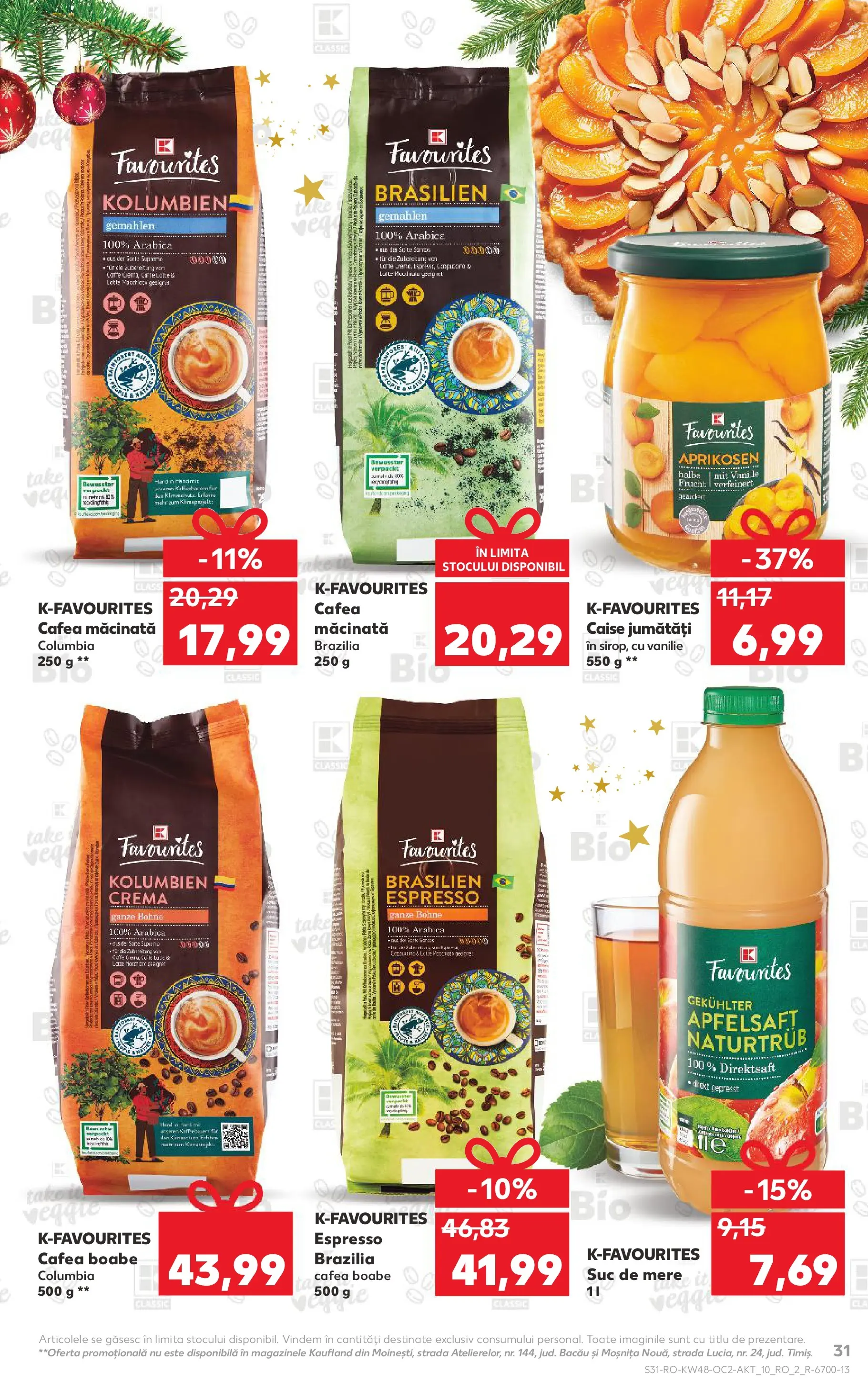 Catalog Kaufland - Comarnic 25.11.2025 - Revista si Oferta | Pagină: 31 | Produse: Cremă, Suc, Mere, Ahtapot