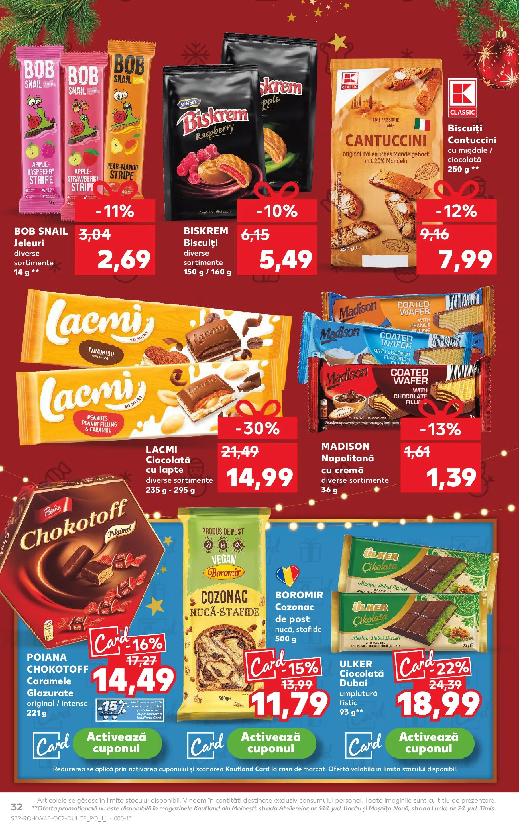 Catalog Kaufland - Domnesti 25.11.2025 - Revista si Oferta | Pagină: 32 | Produse: Migdale, Lapte, Tiramisu, Stafide