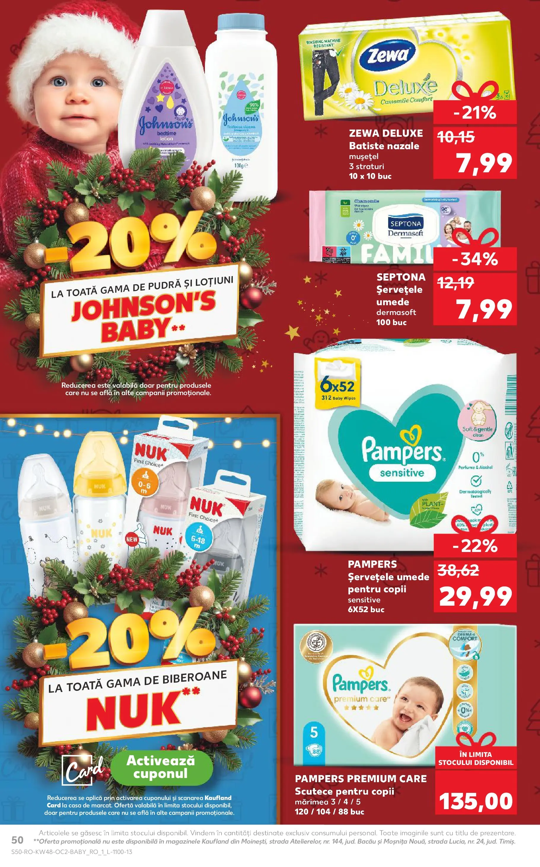 Catalog Kaufland - Zalau 25.11.2025 - Revista si Oferta | Pagină: 50 | Produse: Pomelo, Pirinç gevreği, Pudră, Scutece