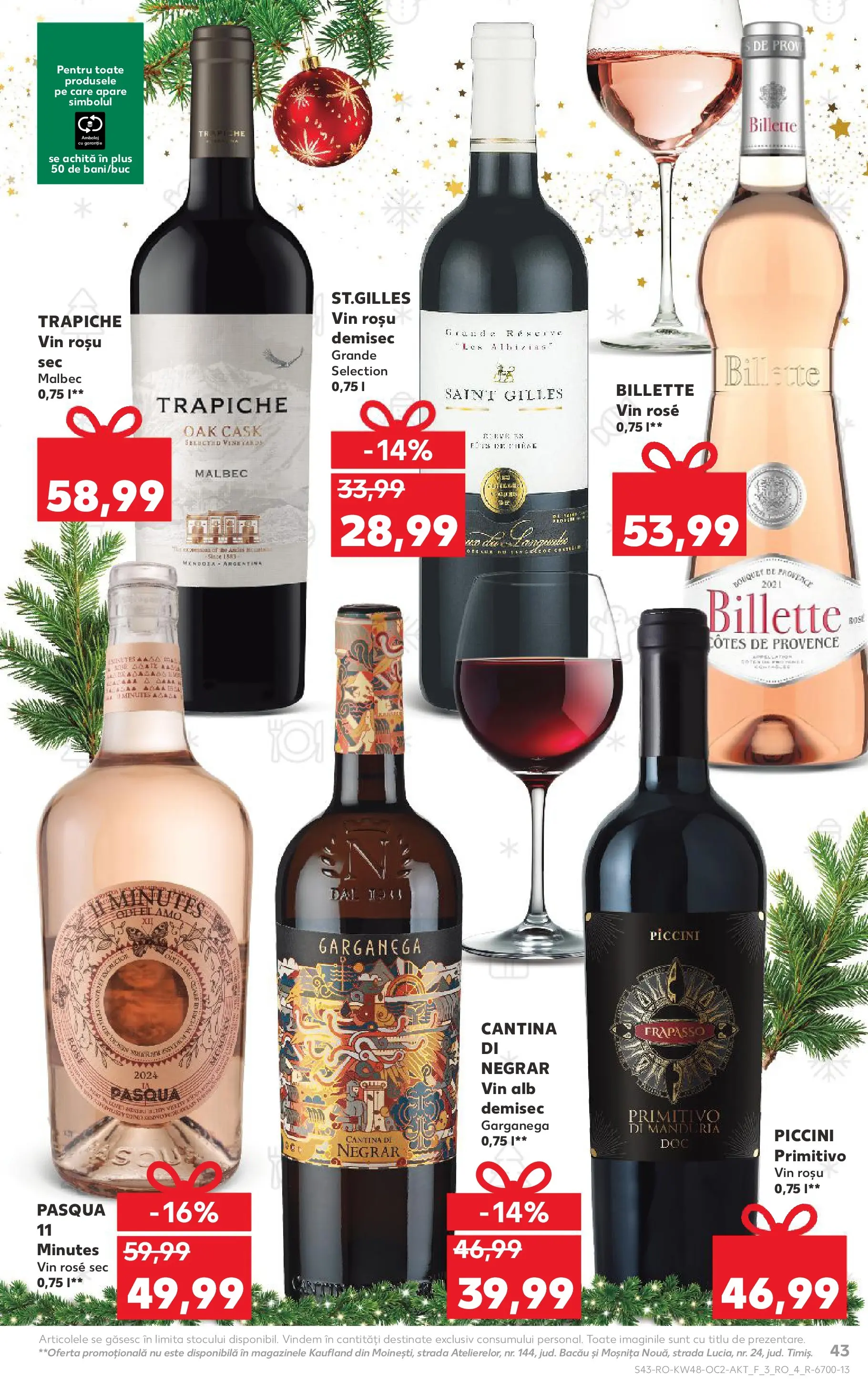Catalog Kaufland - Comarnic 25.11.2025 - Revista si Oferta | Pagină: 43 | Produse: Vin