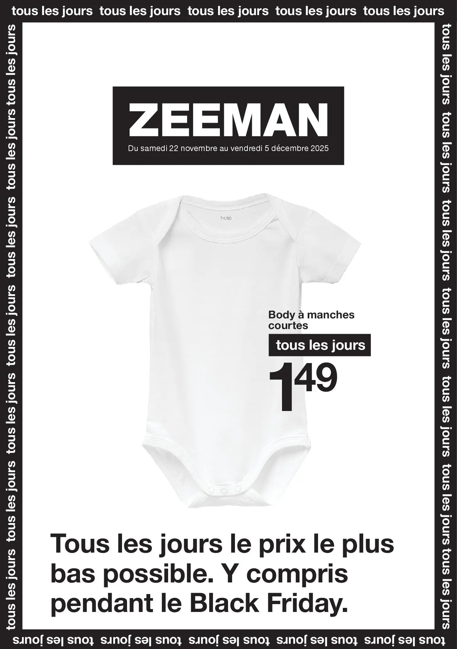 Zeeman - Zeeman catalogue à partir du 21/11/2025 - promo en ligne | Page: 1 | Produits: Body