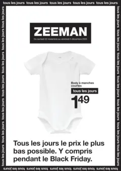 Zeeman - Prévisualisation de Zeeman Black Friday valide à partir de 22.11.2025
