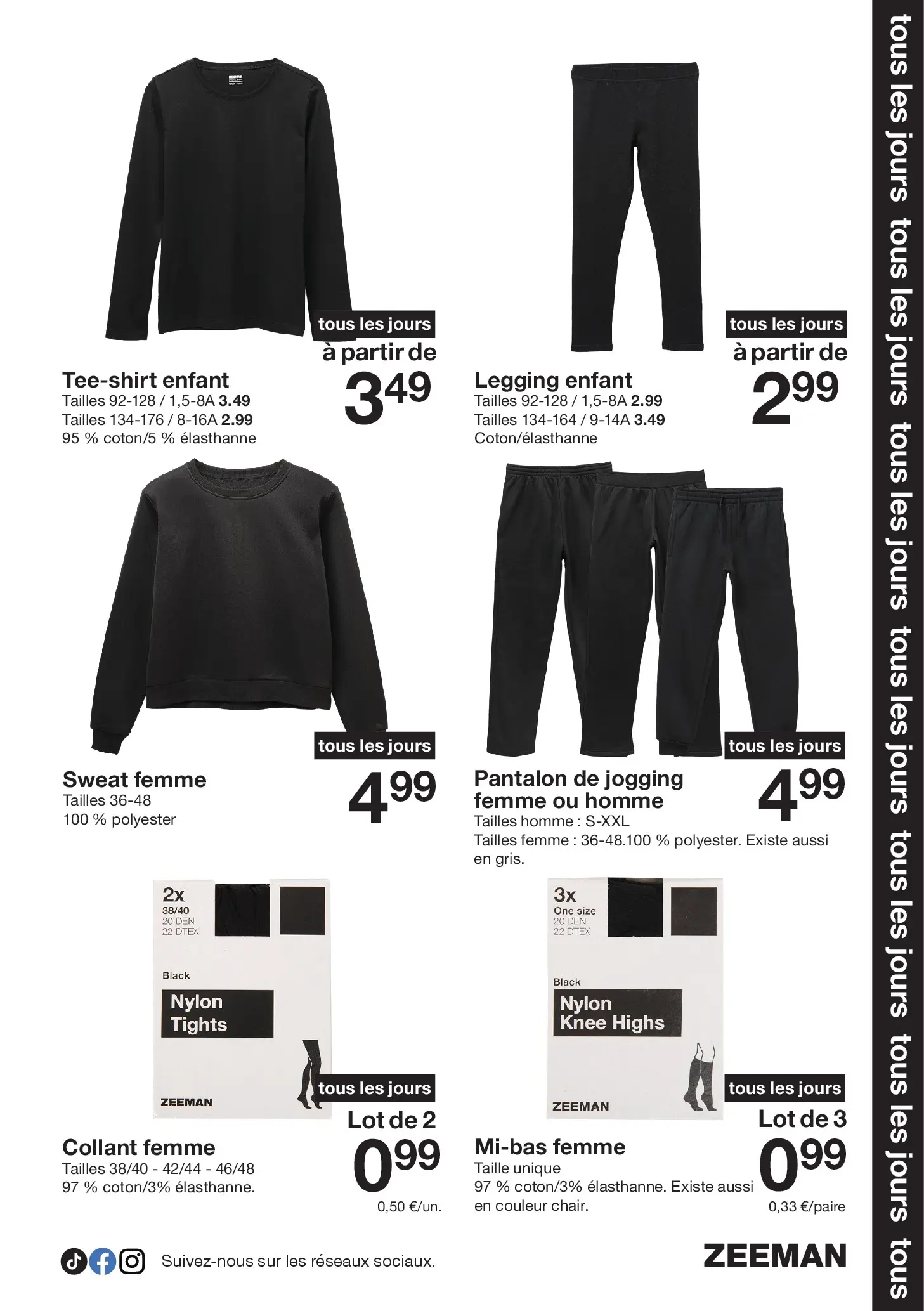 Zeeman - Zeeman catalogue à partir du 21/11/2025 - promo en ligne | Page: 5 | Produits: Pantalon