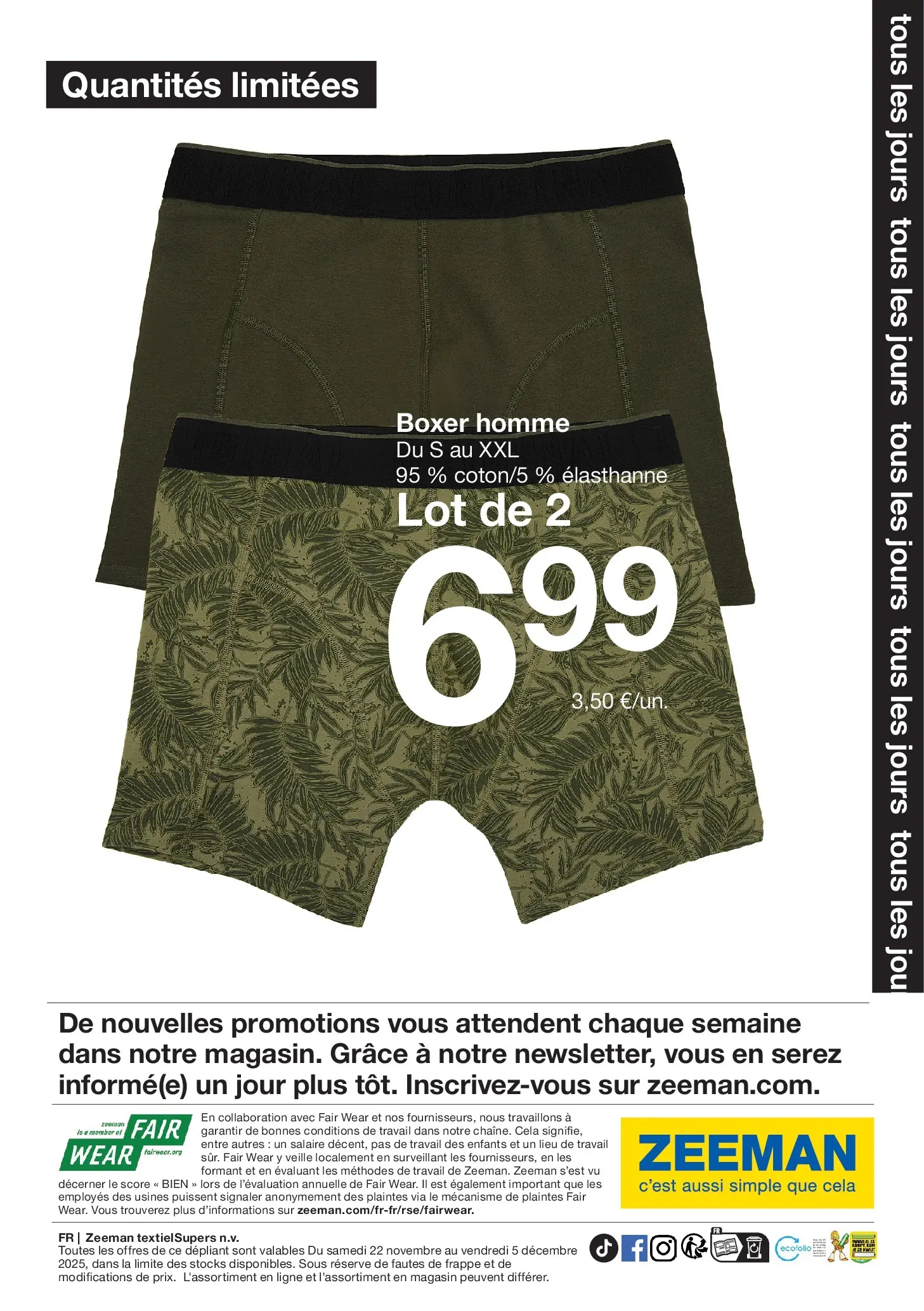 Zeeman - Zeeman catalogue à partir du 21/11/2025 - promo en ligne | Page: 23